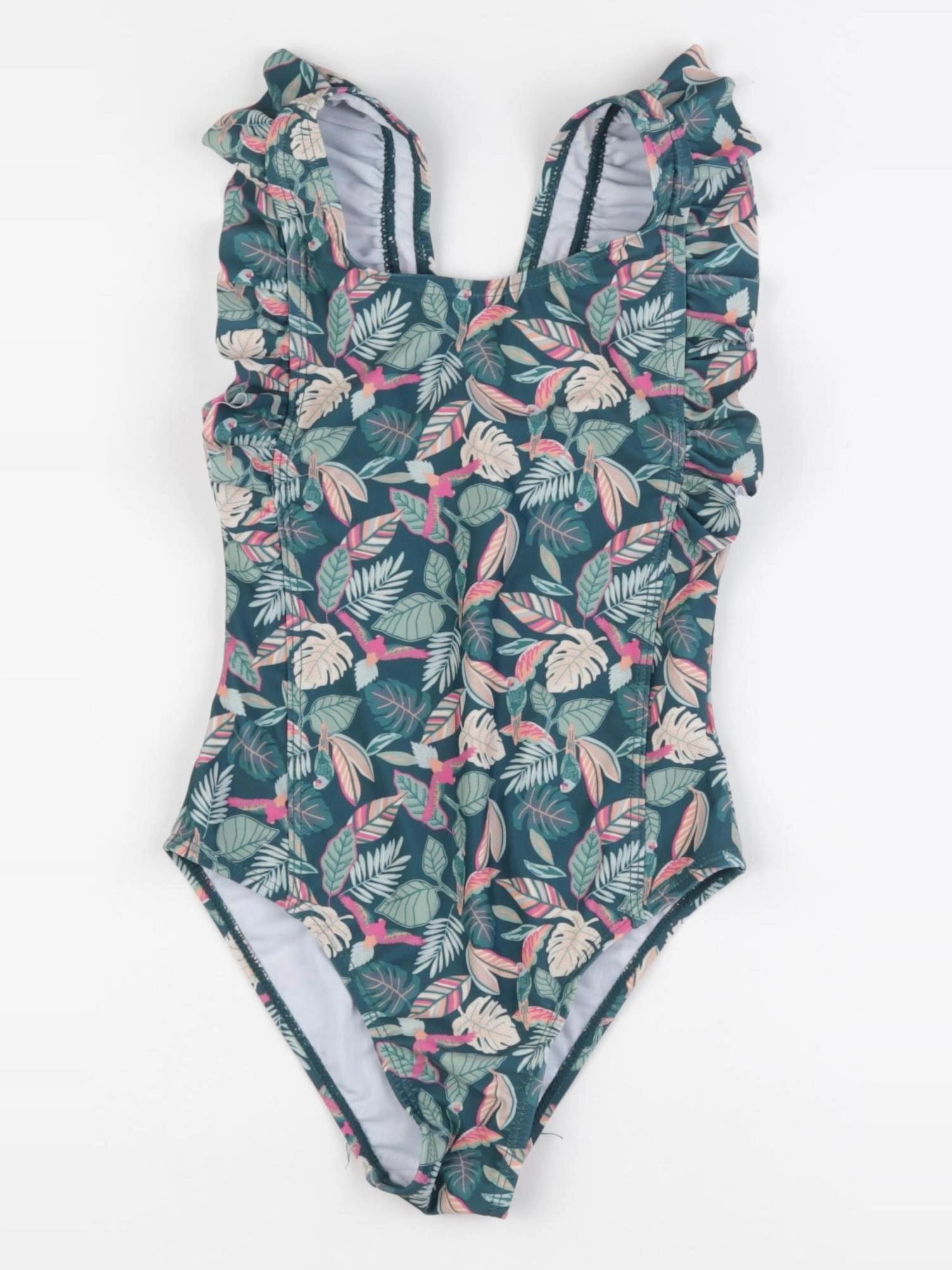 Vertbaudet - maillot de bain vert - 6 ans