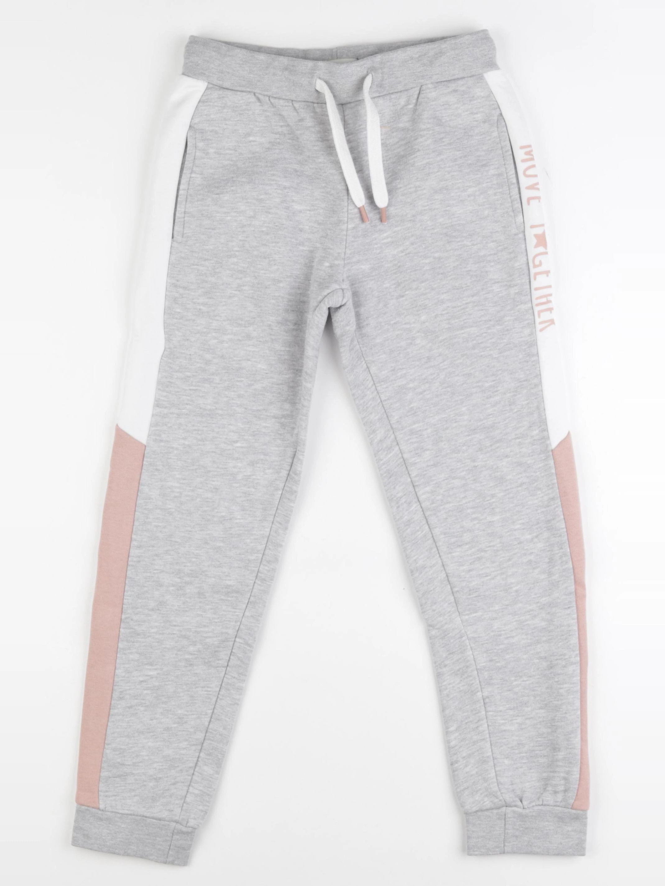 Vertbaudet - jogging doublé gris - 8 ans