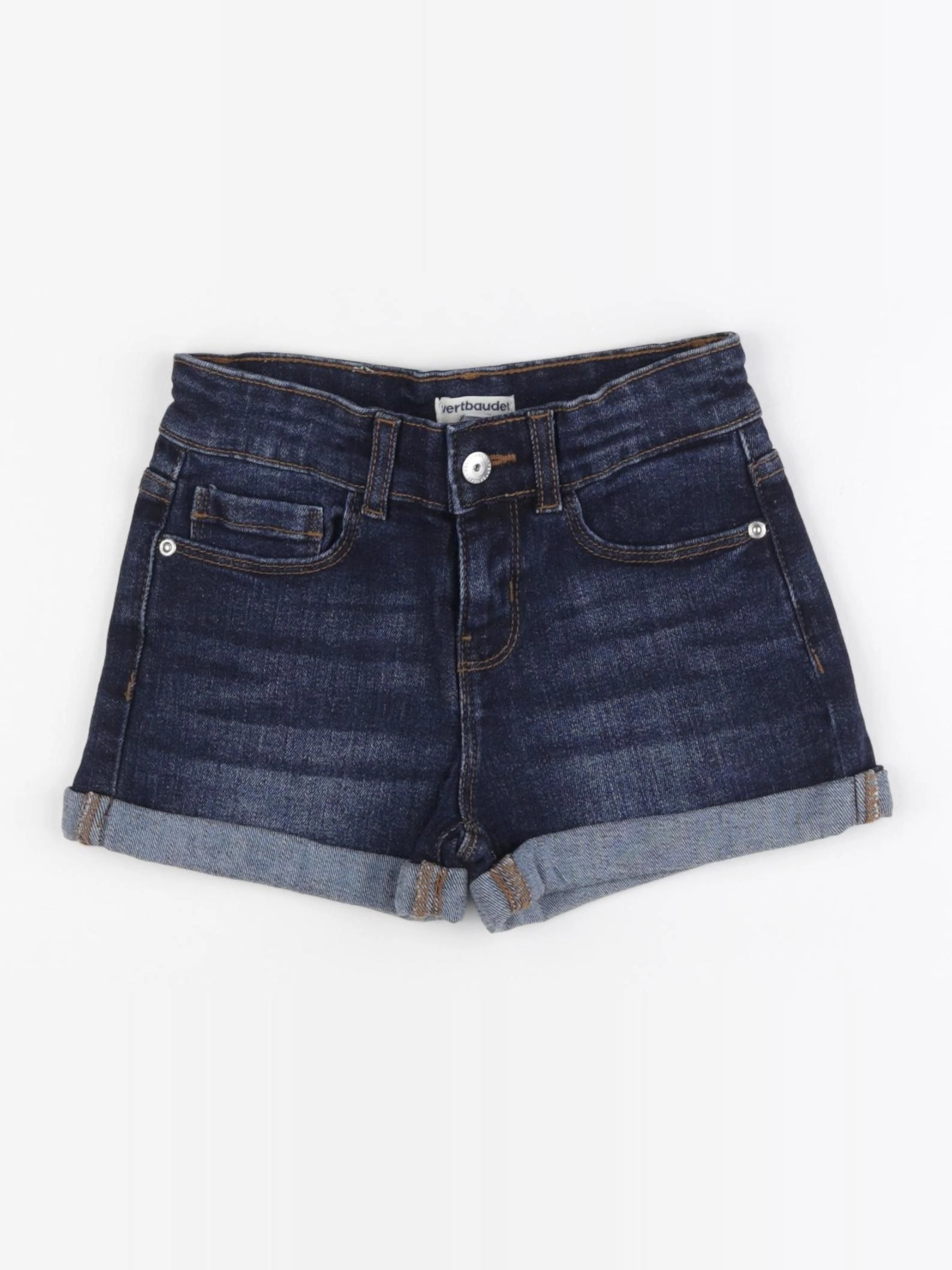 Vertbaudet - short bleu - 8 ans