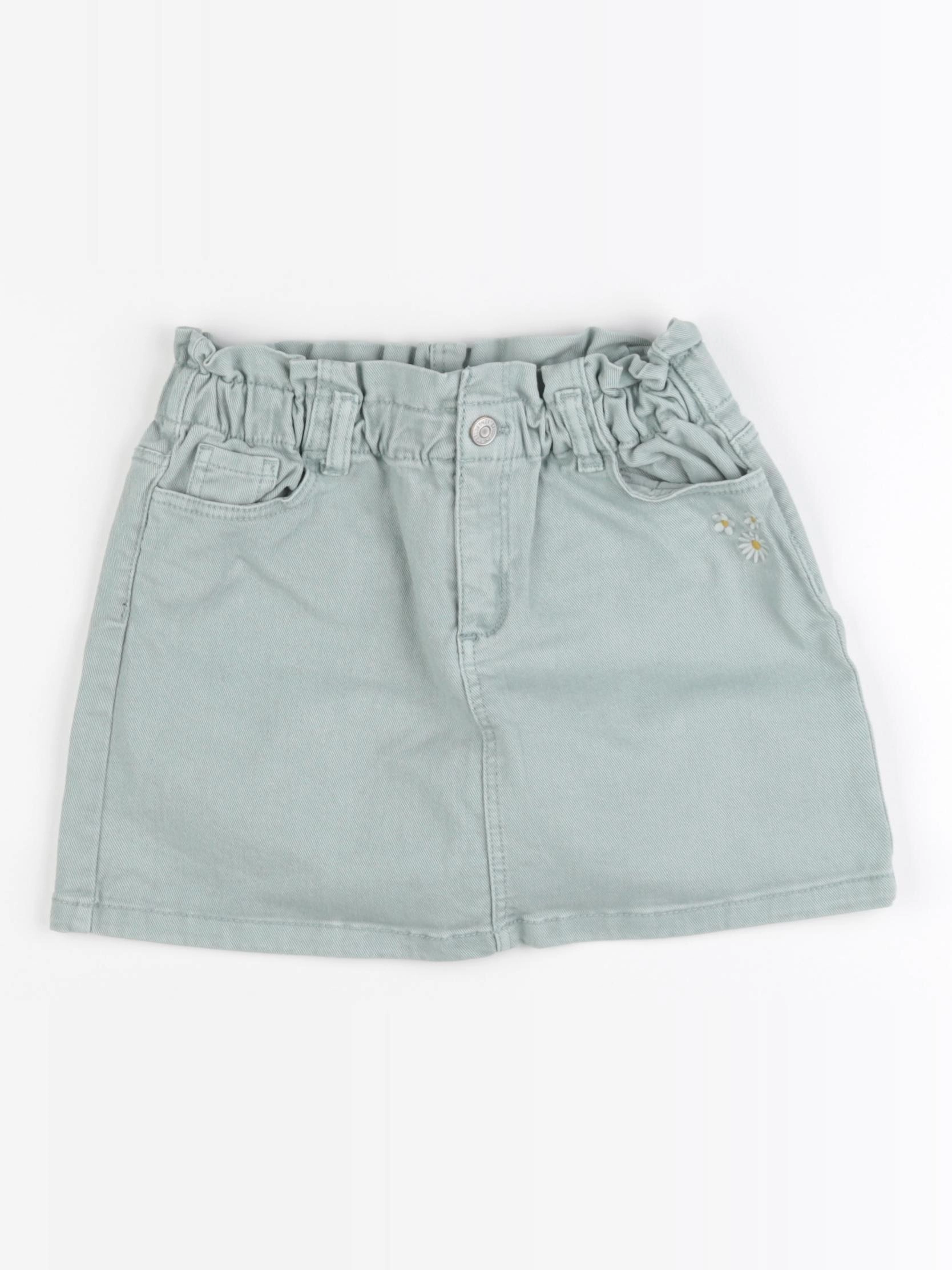 Vertbaudet - jupe vert - 7 ans