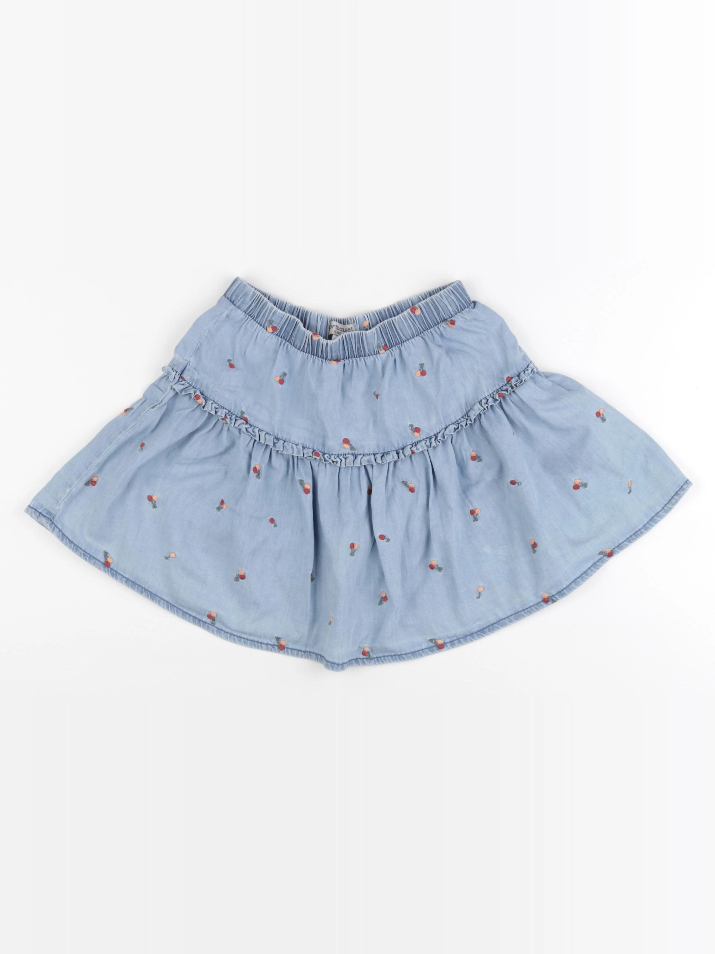 Vertbaudet - jupe bleu - 7 ans