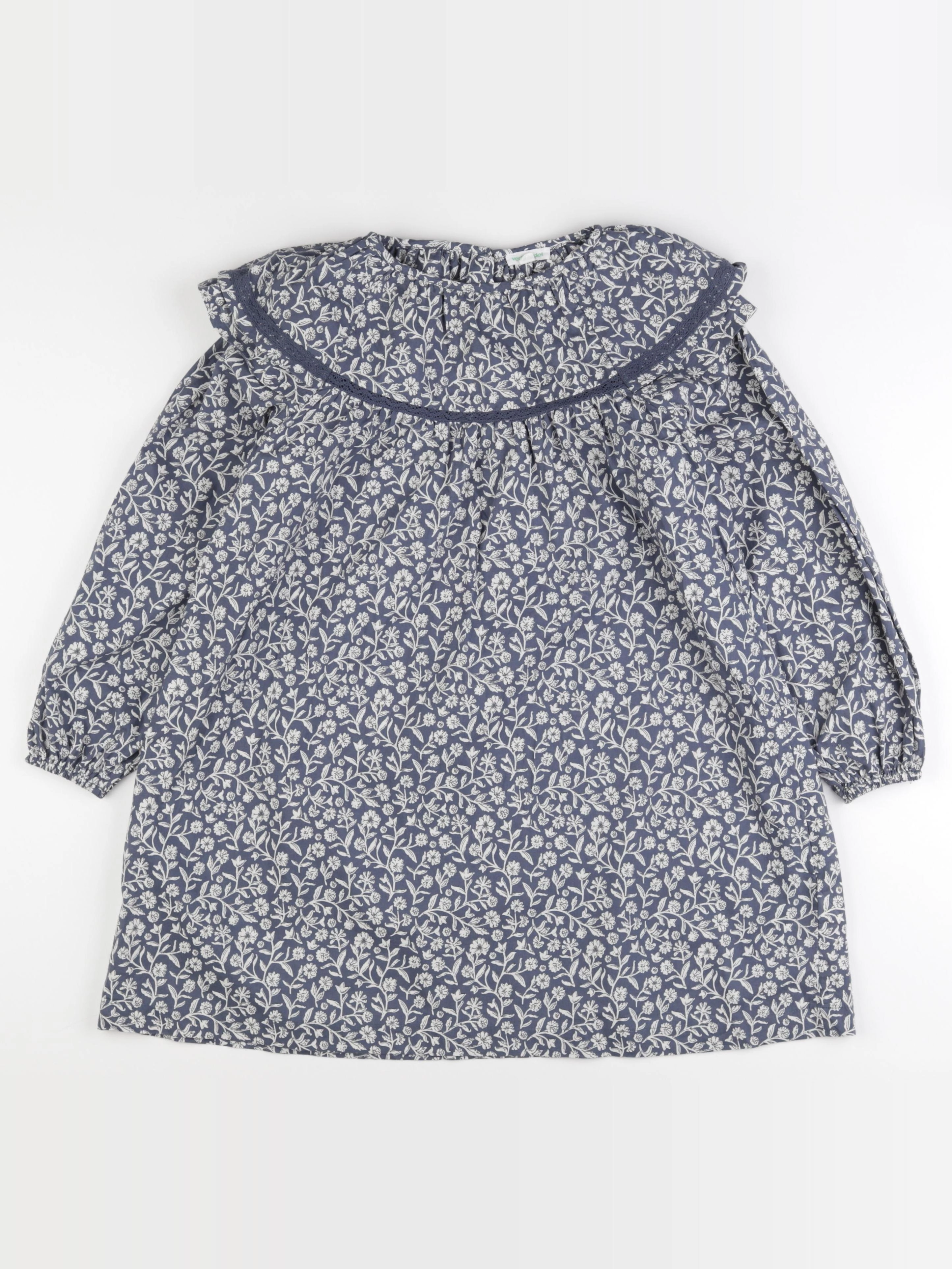 Vertbaudet - robe bleu - 9 ans