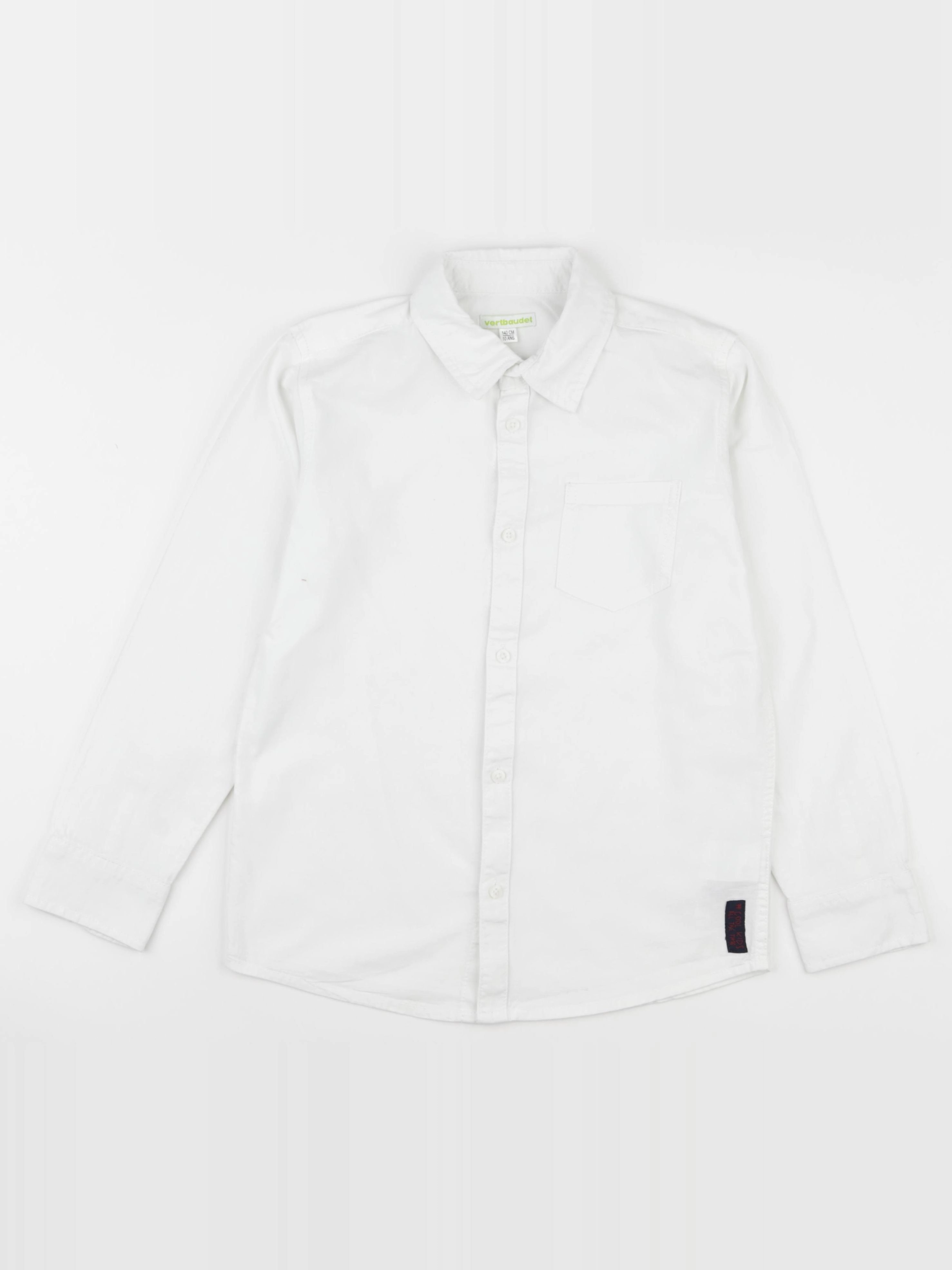 Vertbaudet - chemise blanc - 10 ans
