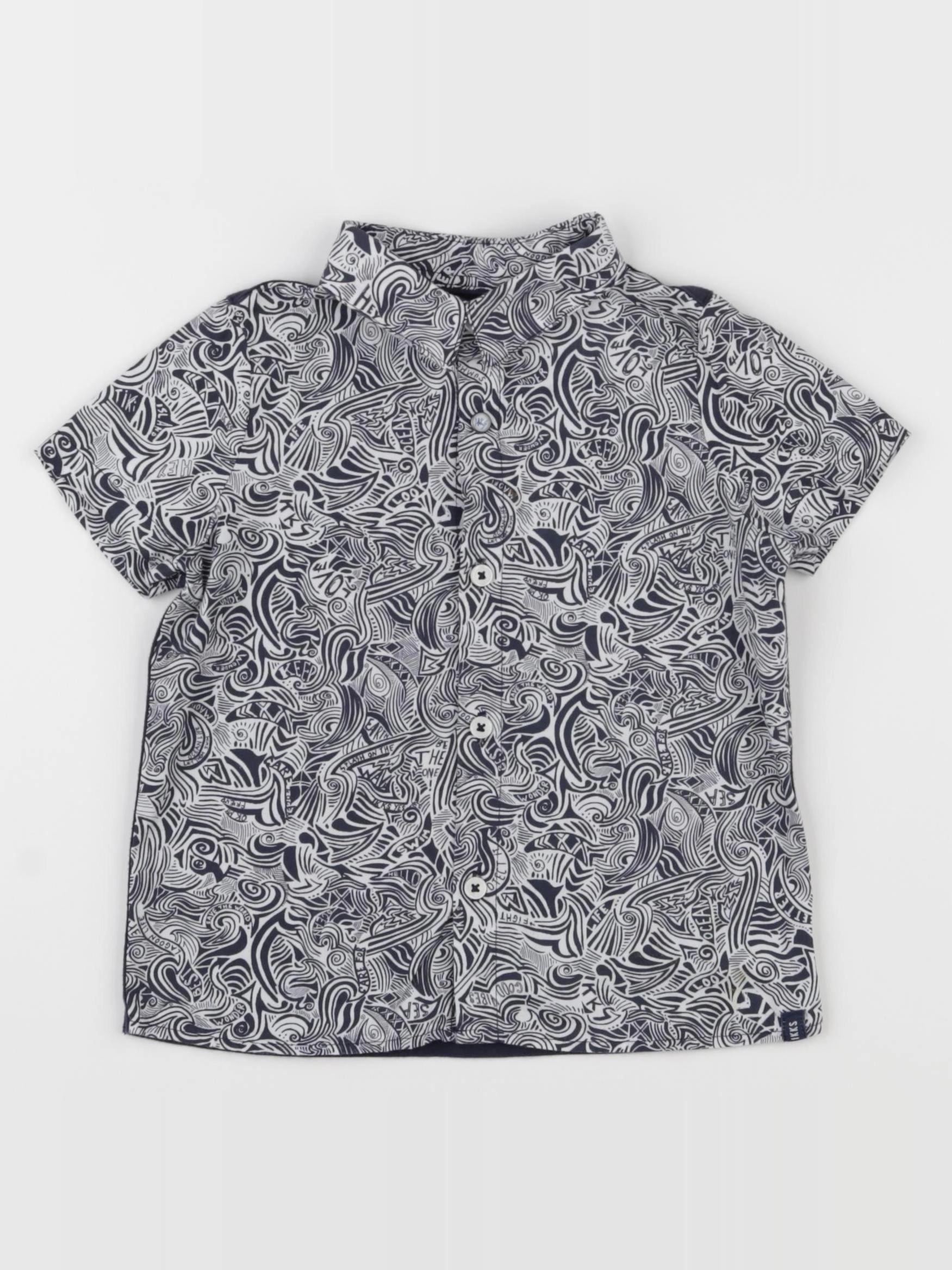 IKKS - chemise bleu - 18 mois