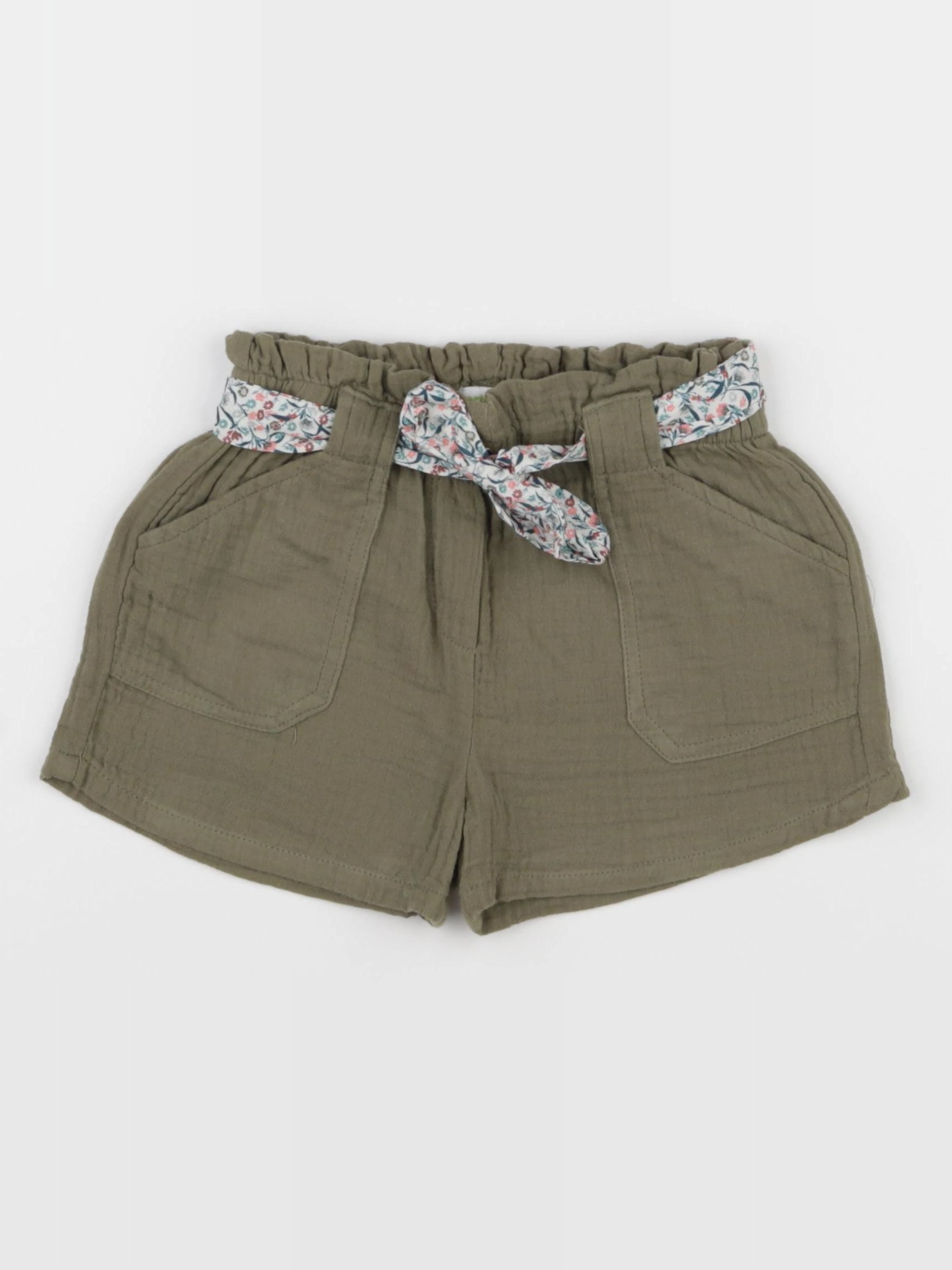 Vertbaudet - short vert - 5 ans
