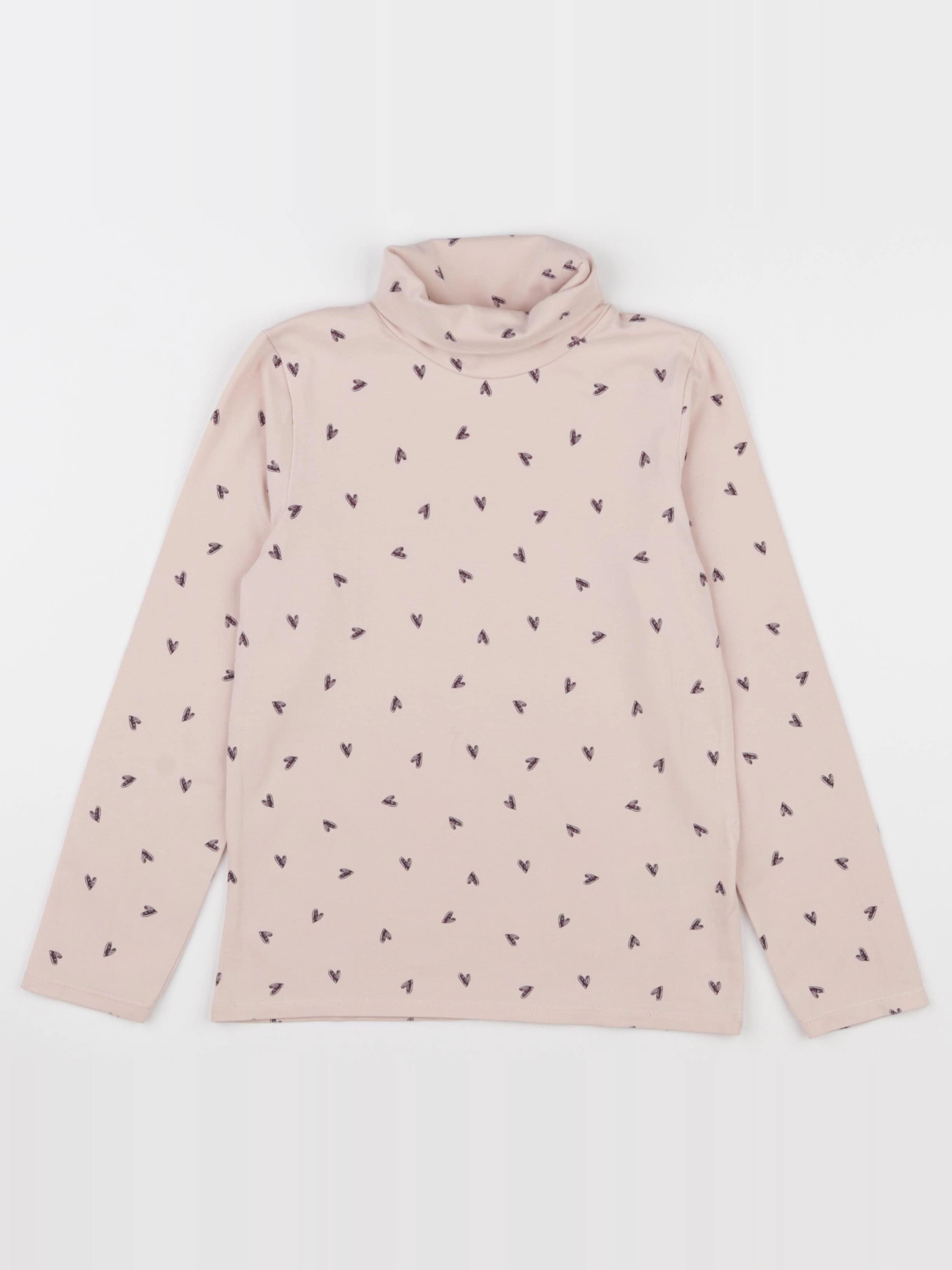 Vertbaudet - sous-pull rose - 8 ans