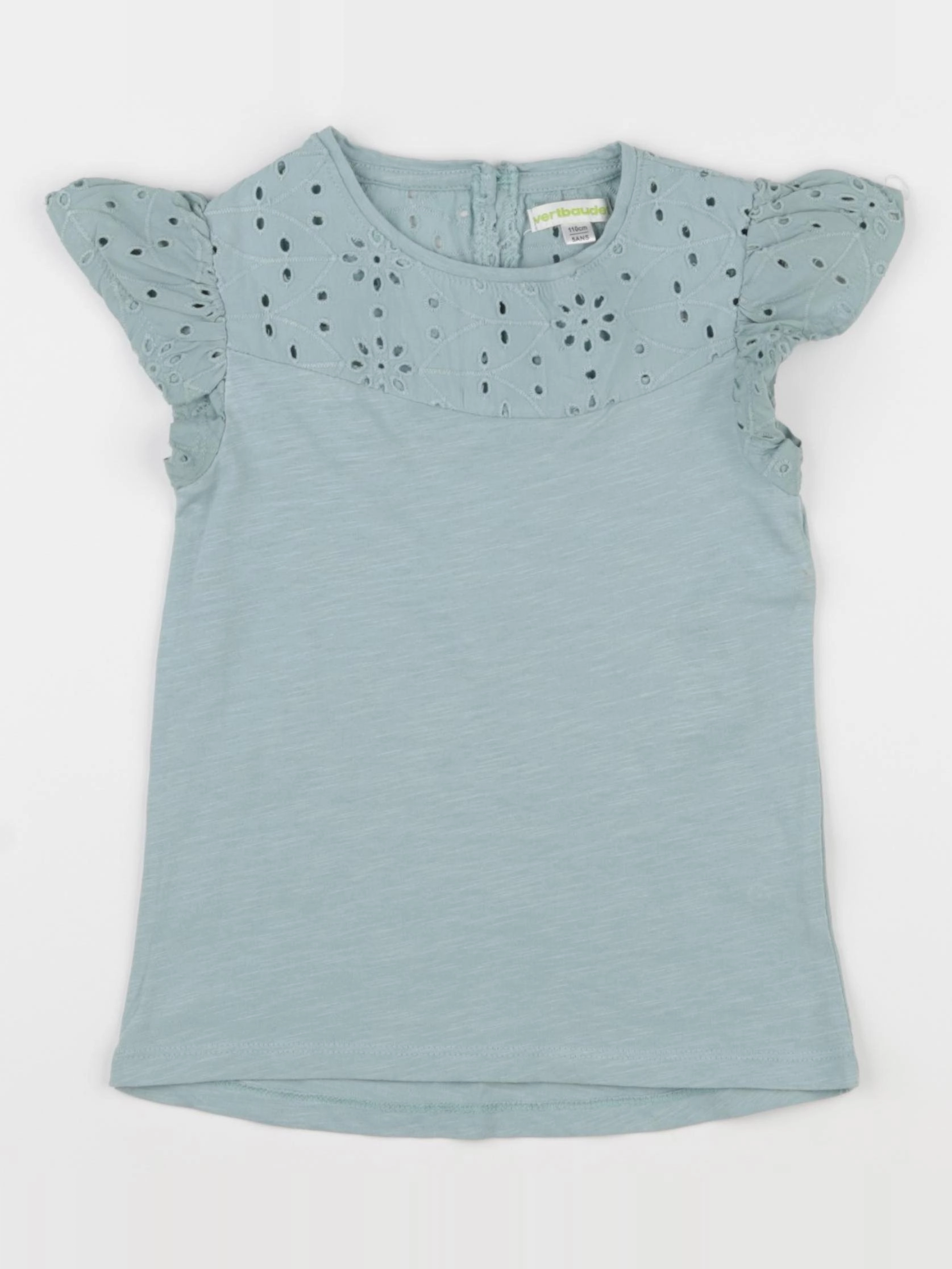 Vertbaudet - tee-shirt vert - 5 ans