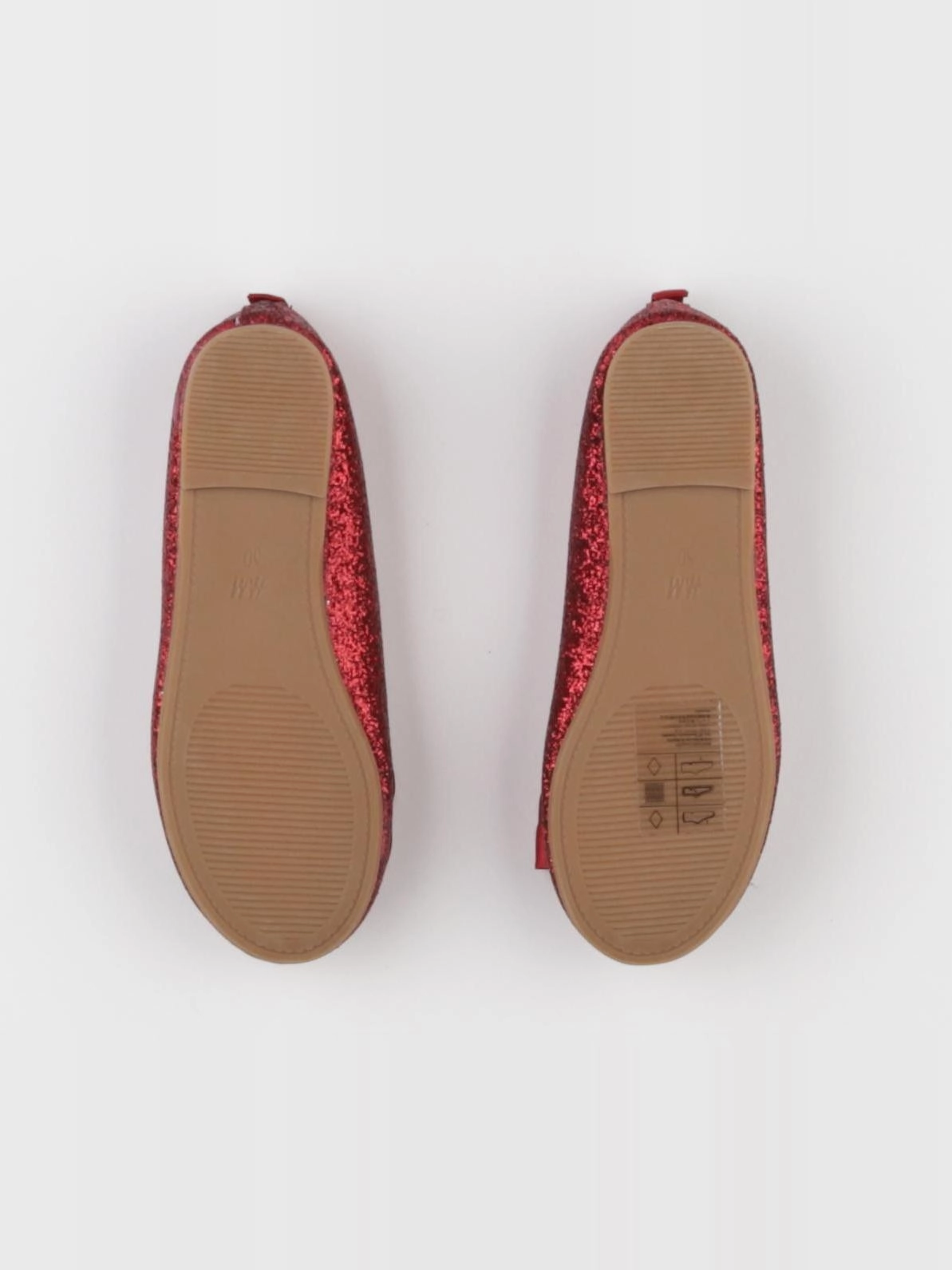 H&M - ballerines rouge - pointure 30