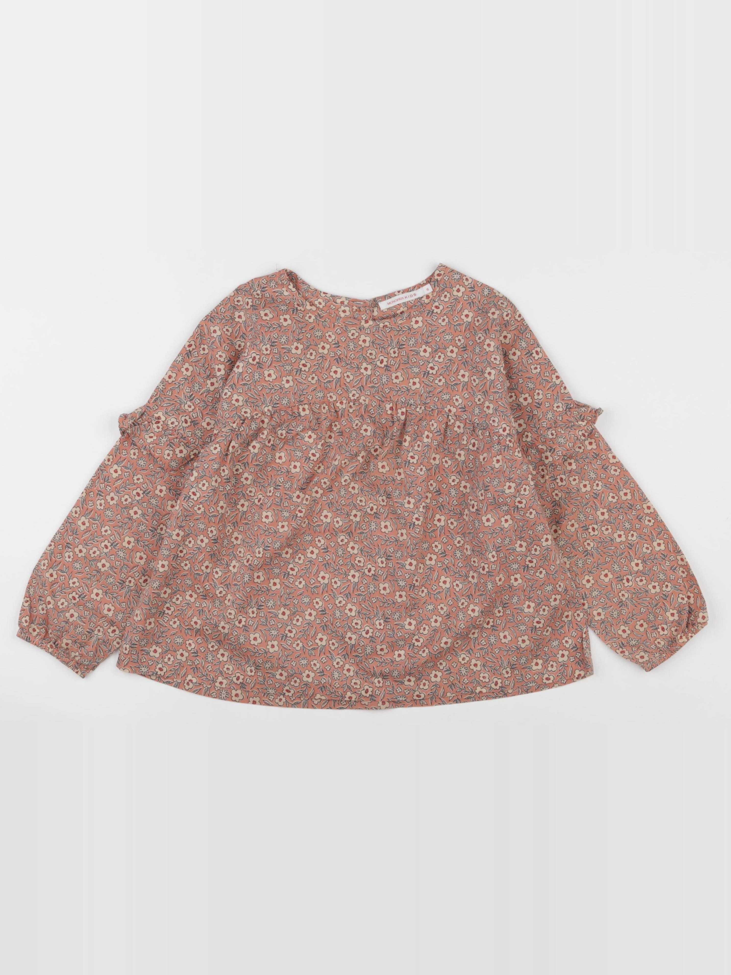 Monoprix - blouse rose - 6 ans