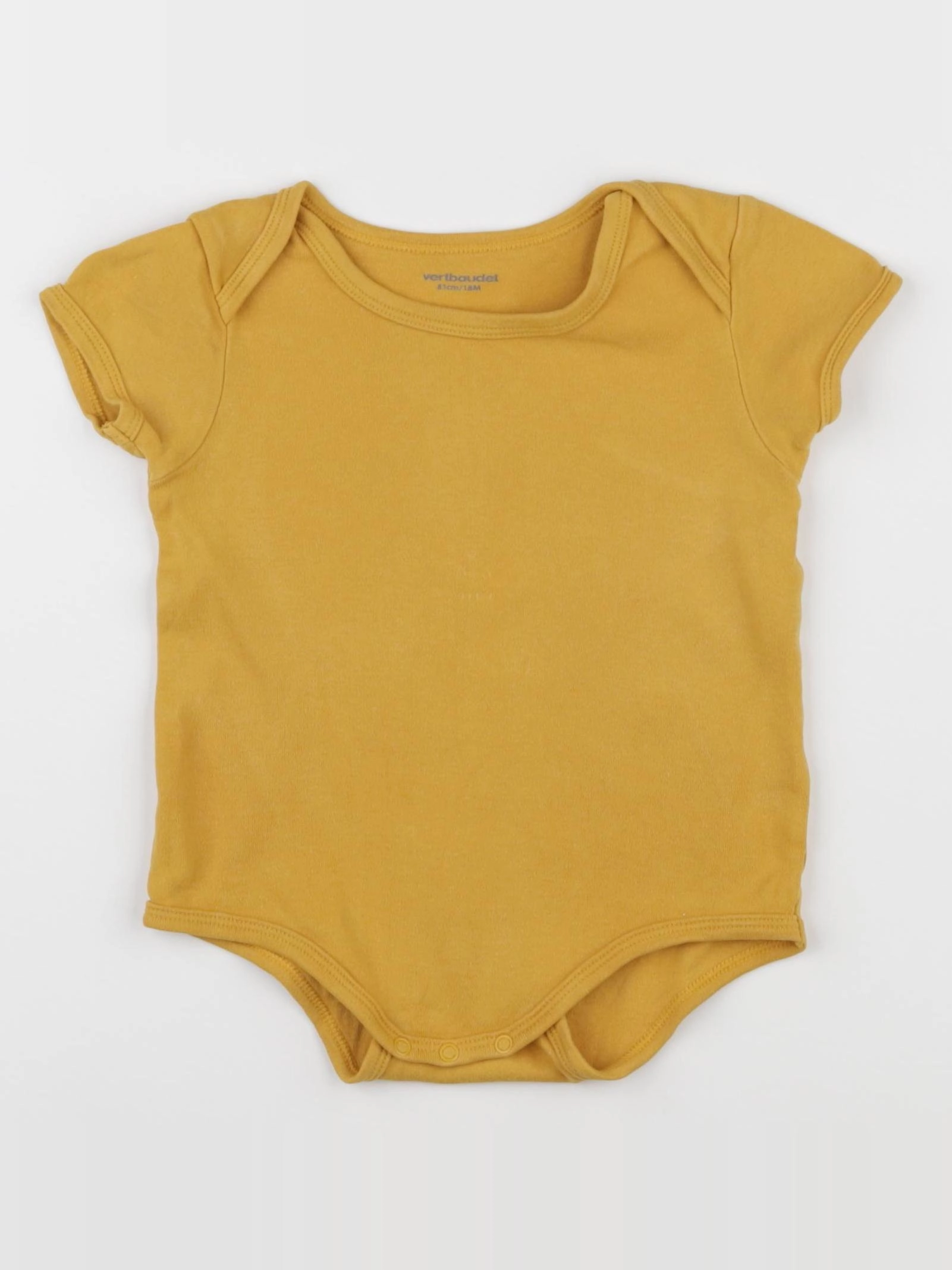 Vertbaudet - body jaune - 18 mois