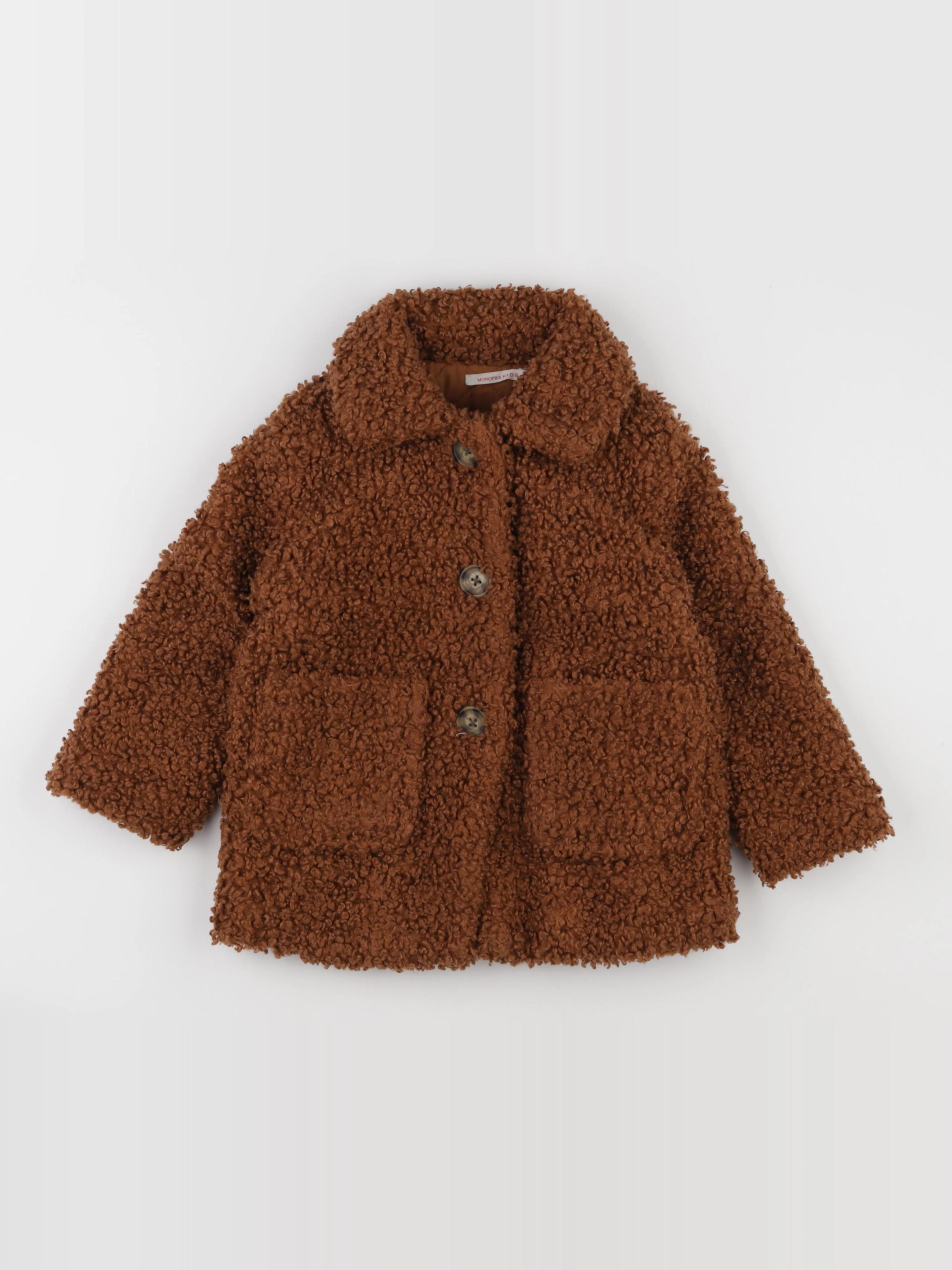 Monoprix - veste marron - 3 ans