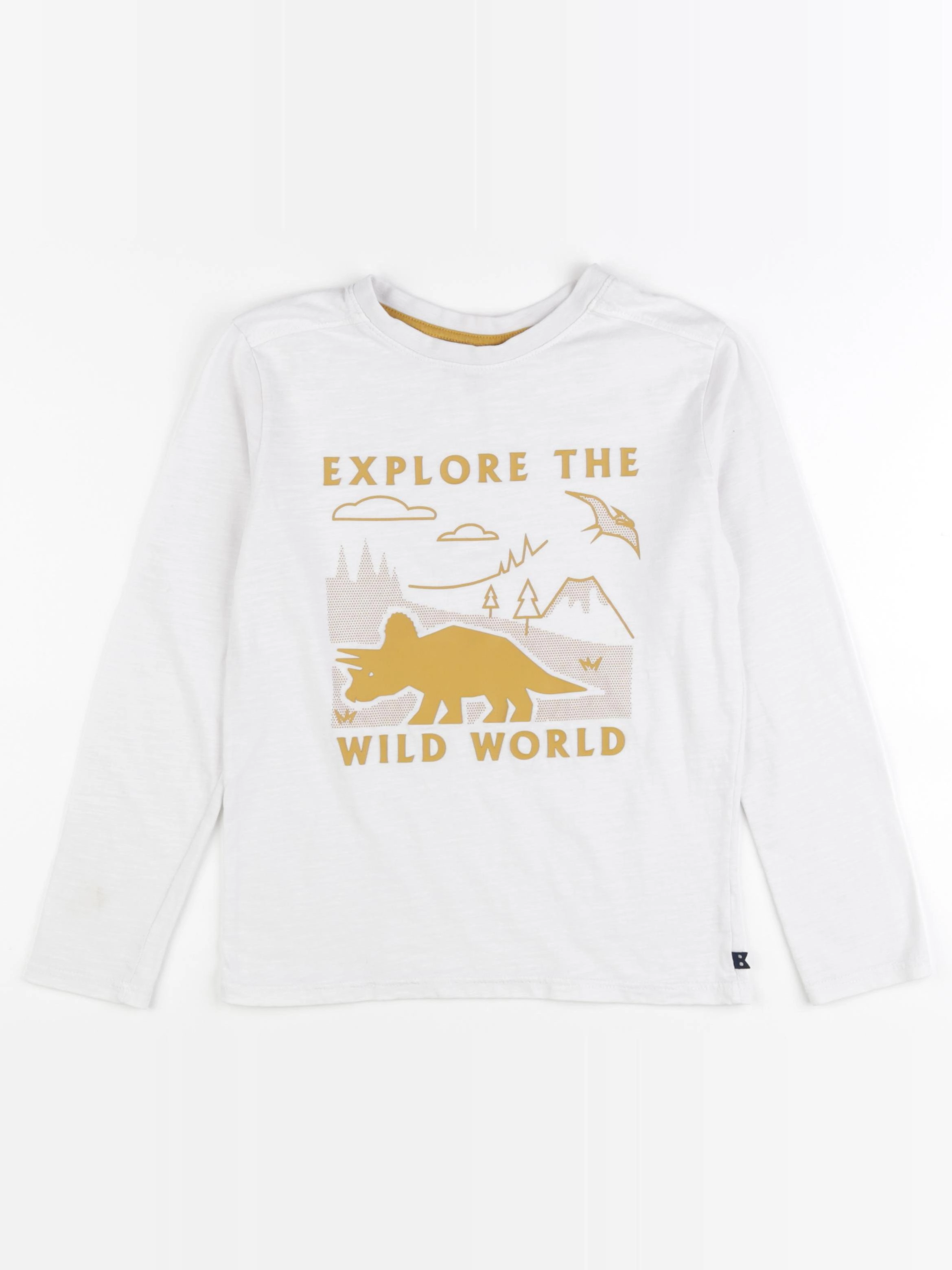 Okaidi - tee-shirt blanc - 8 ans