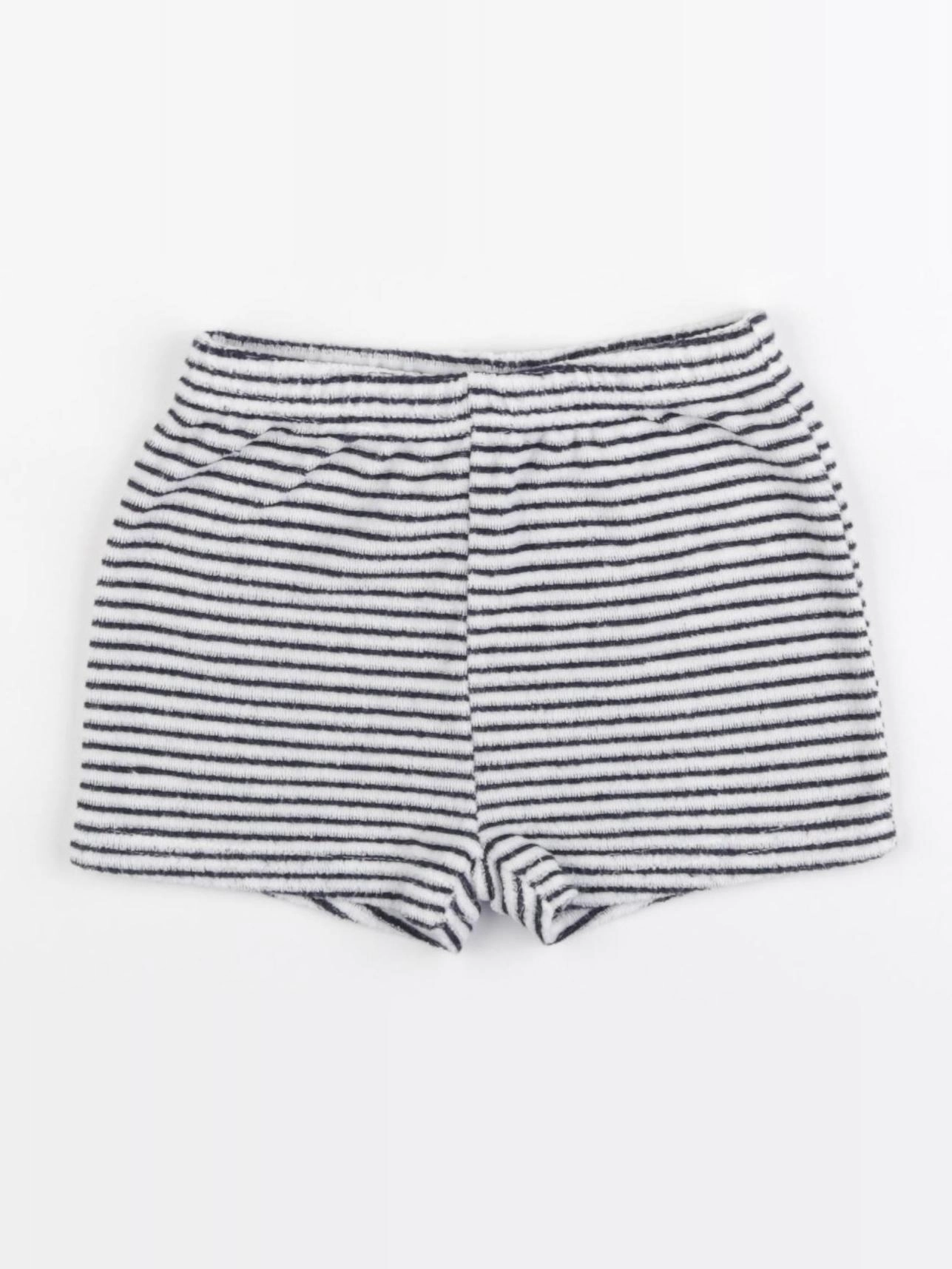Vertbaudet - short bleu, blanc - 3 ans