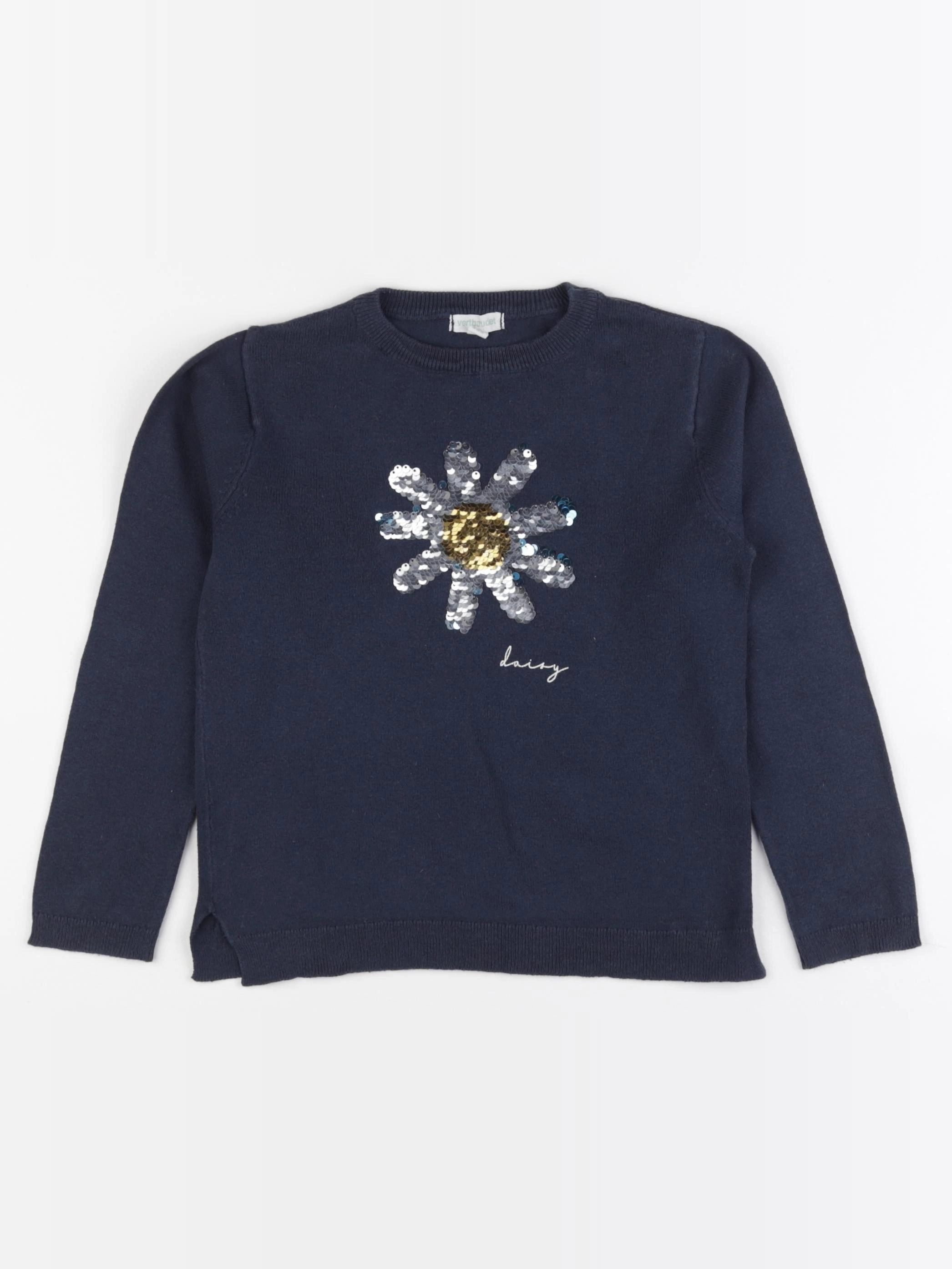 Vertbaudet - pull bleu - 6 ans