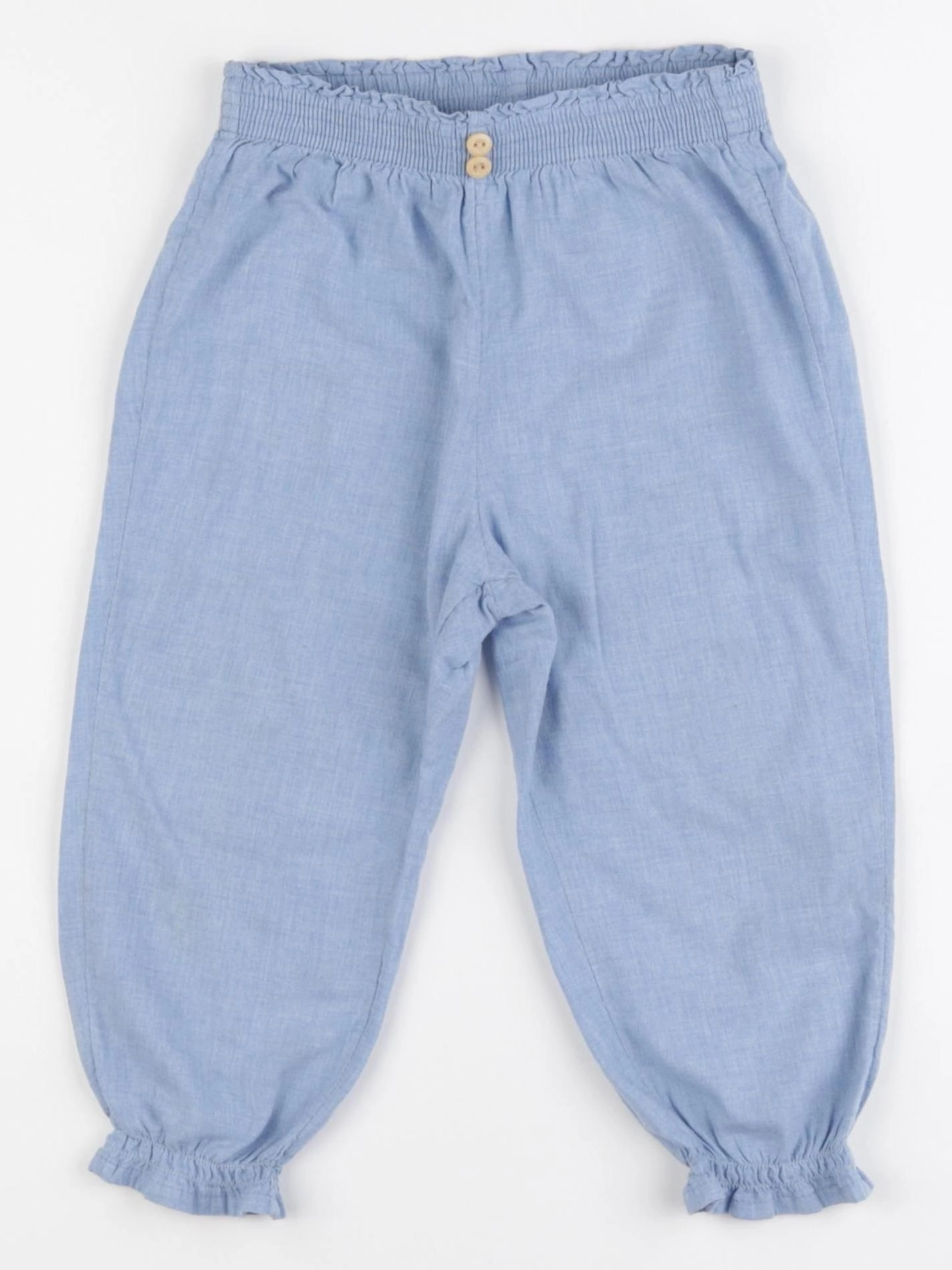 H&M - pantalon bleu - 18/24 mois