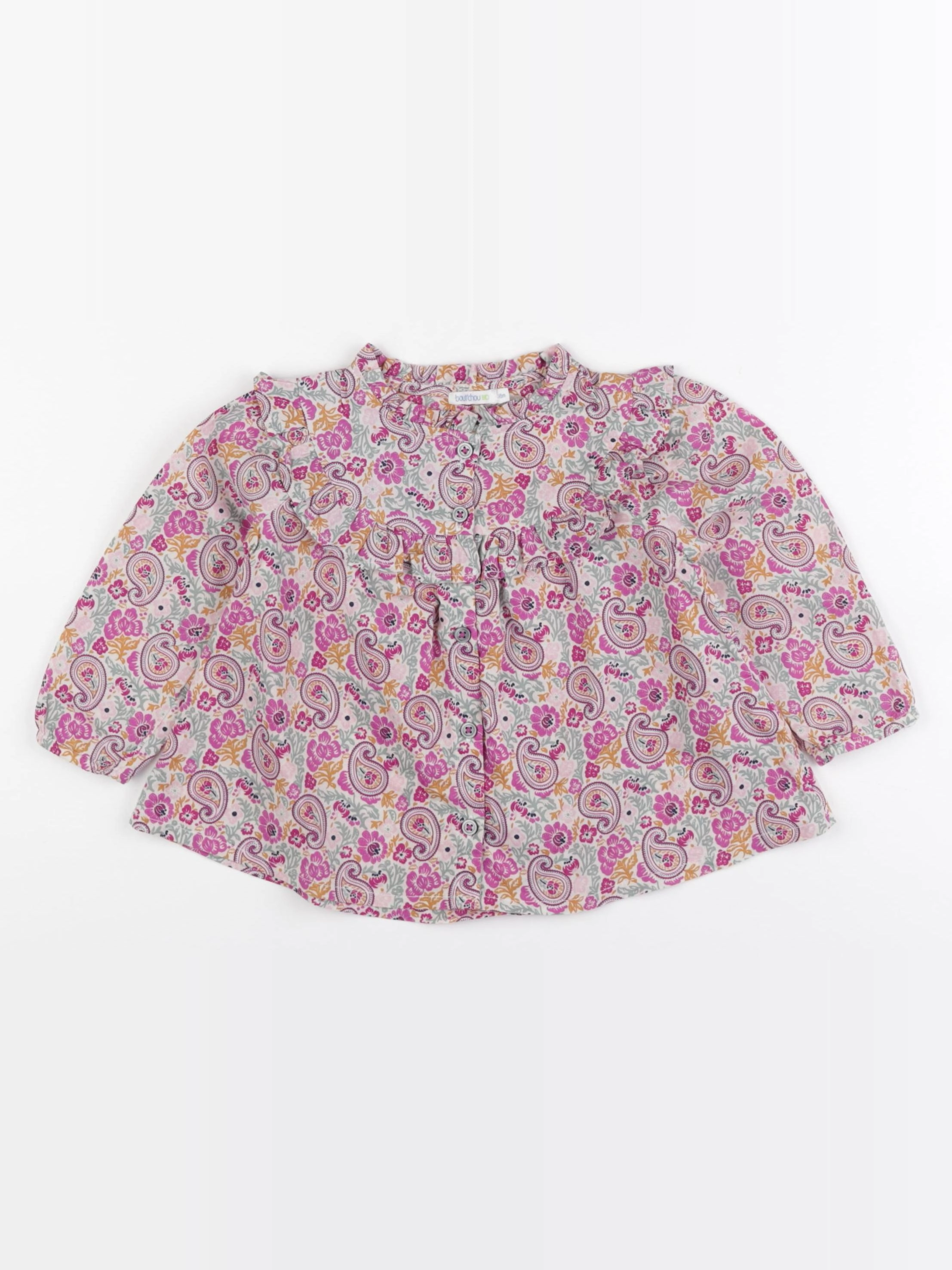 Boutchou - blouse multicolore - 18 mois