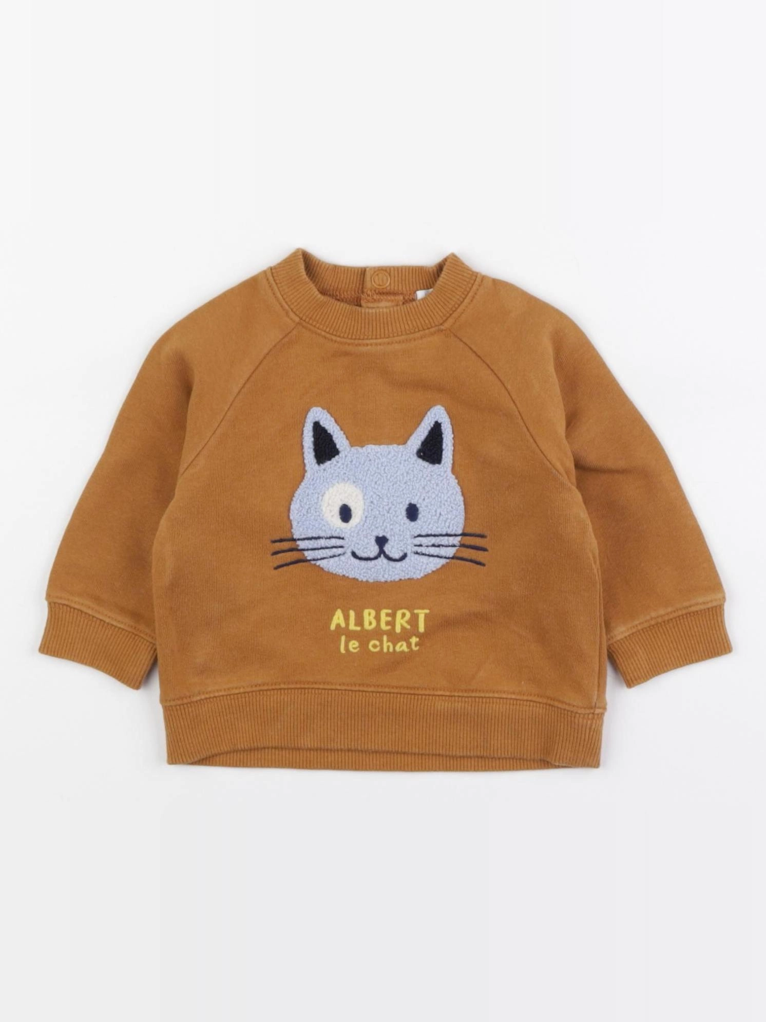 Boutchou - sweat marron - 6 mois