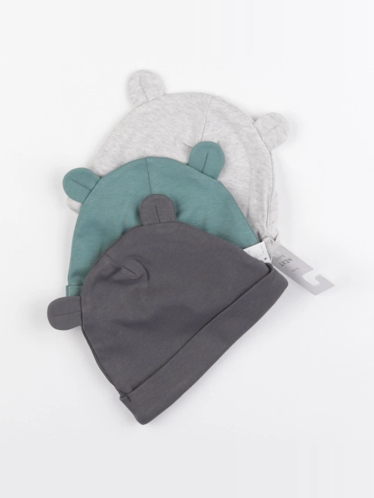 Next - lot 3 bonnets - 3/6 mois