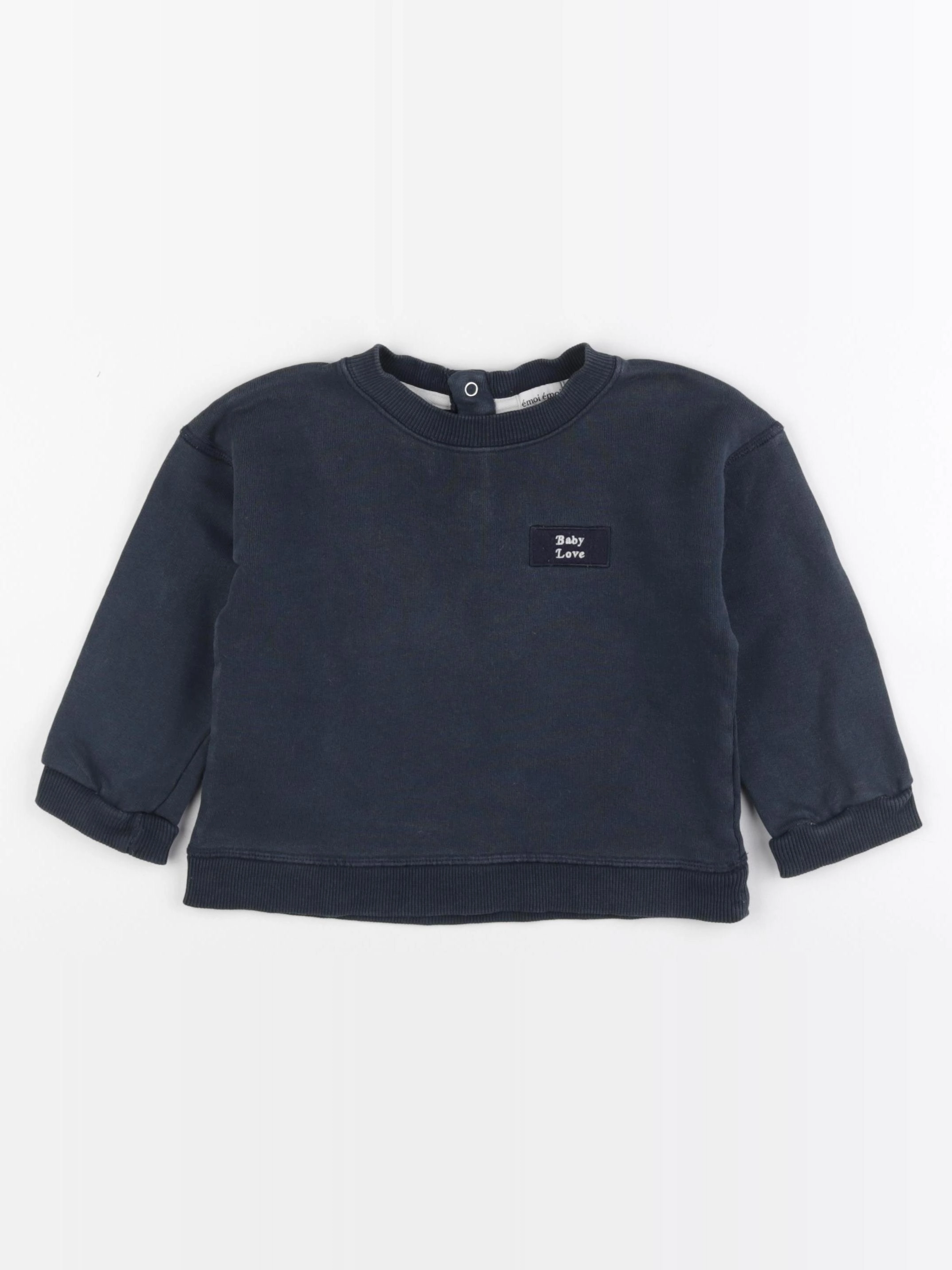 Emoi emoi - sweat noir - 2 ans