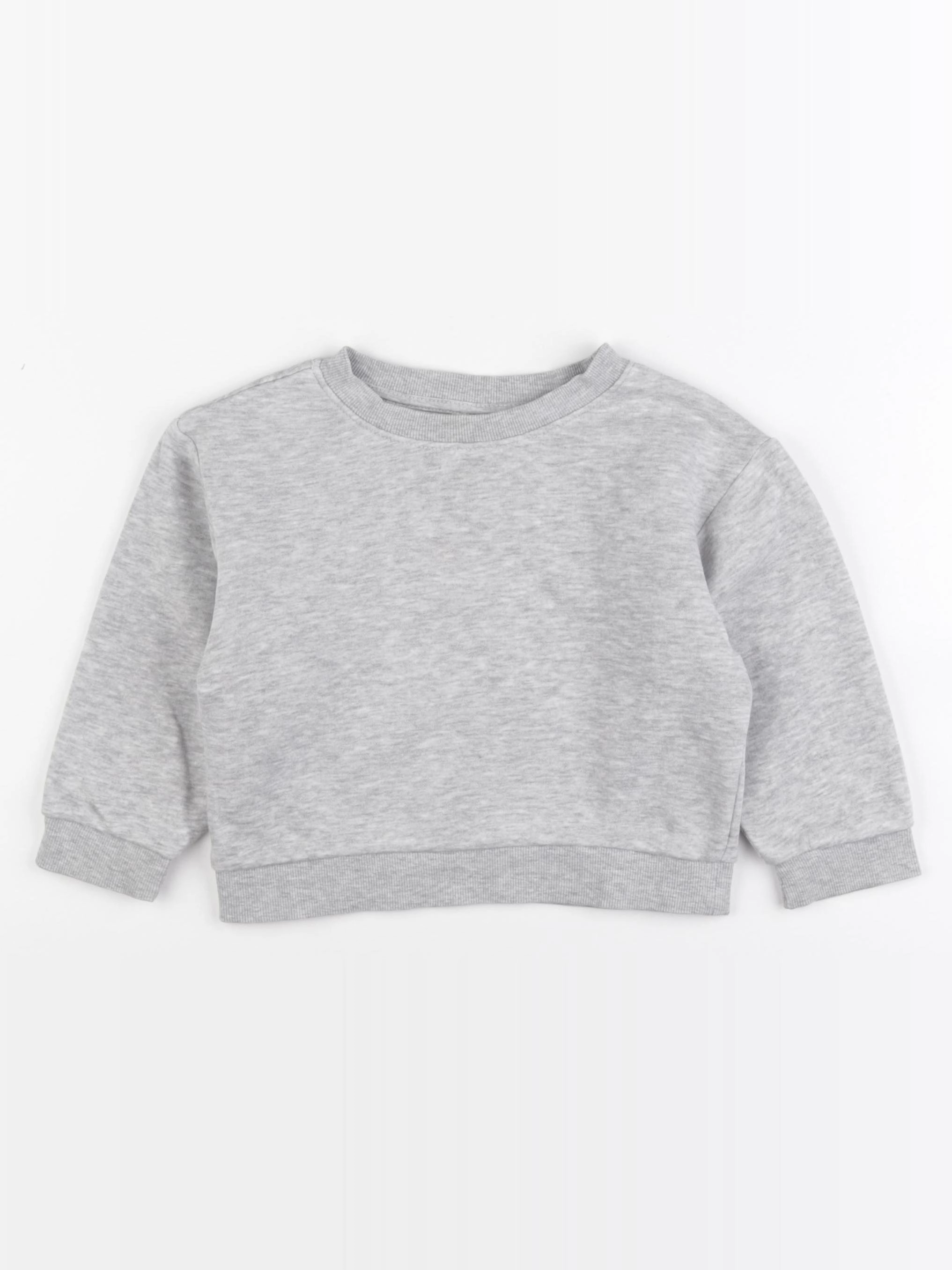 H&M - sweat gris - 18/24 mois
