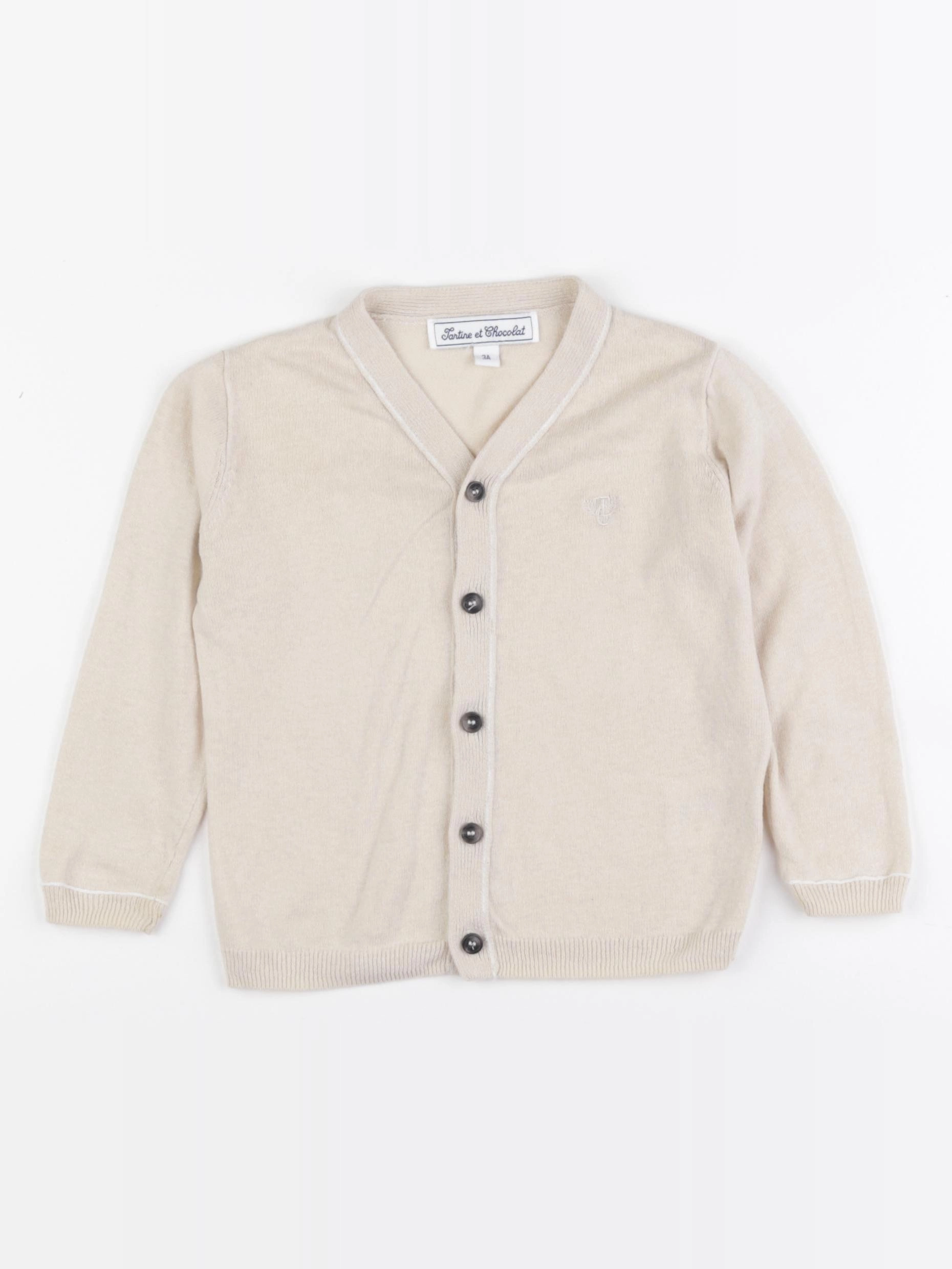 Tartine & Chocolat - gilet beige - 3 ans