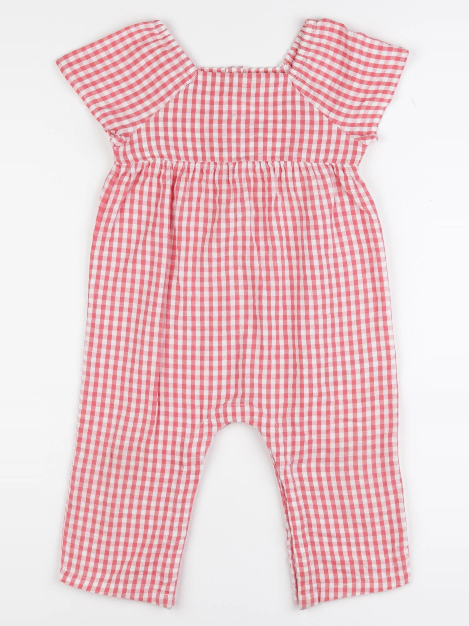 Vertbaudet - combinaison rouge - 18 mois