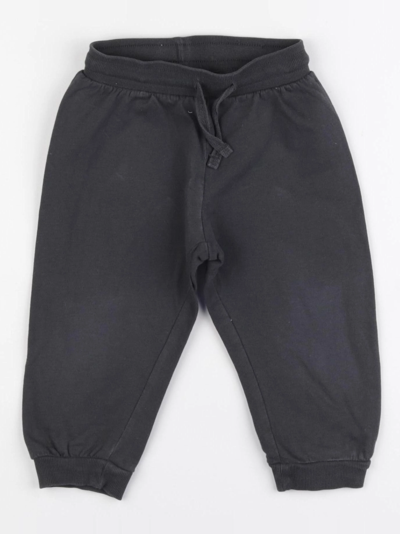 H&M - jogging noir - 12/18 mois