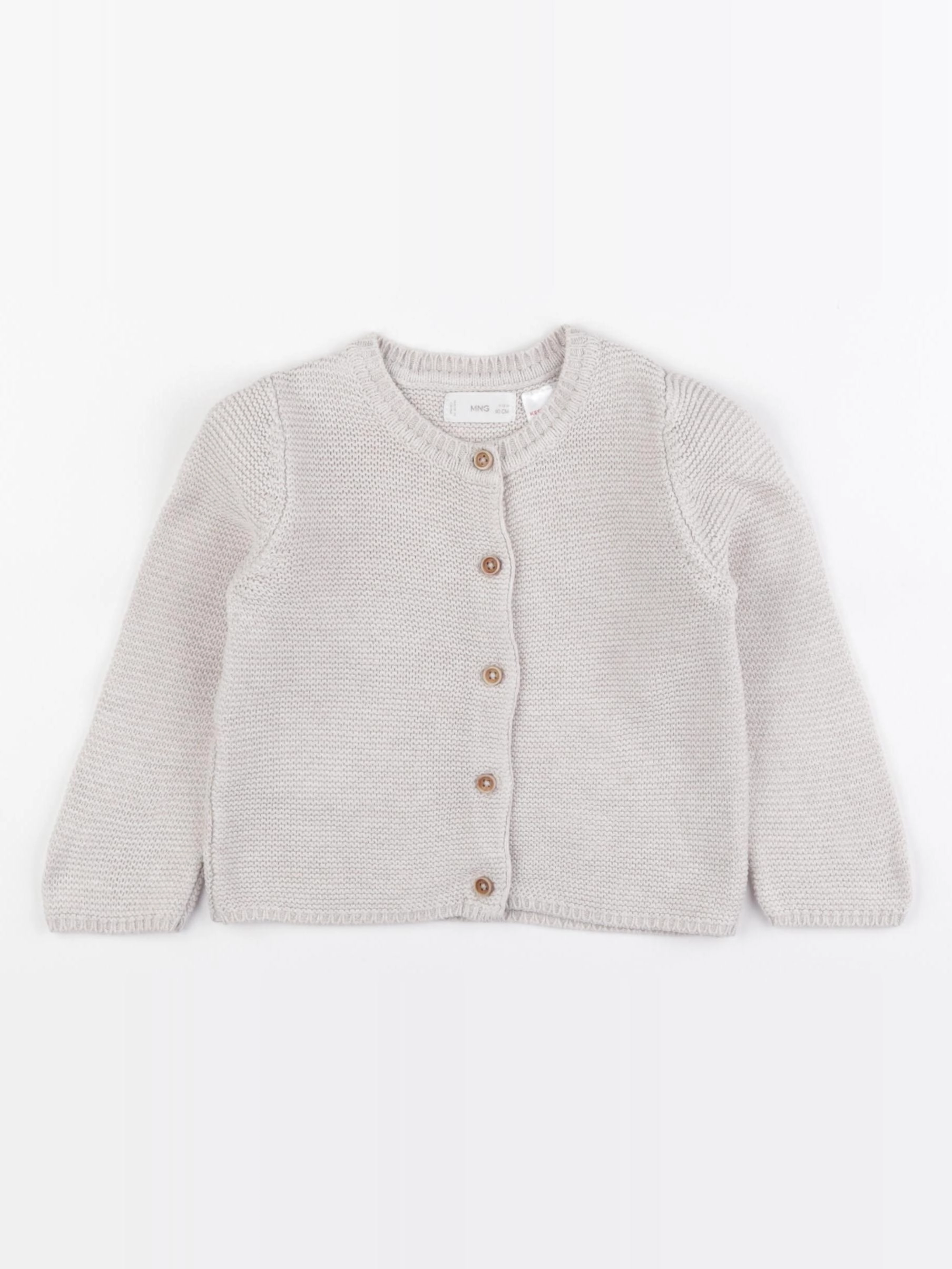 Mango - gilet beige - 9/12 mois