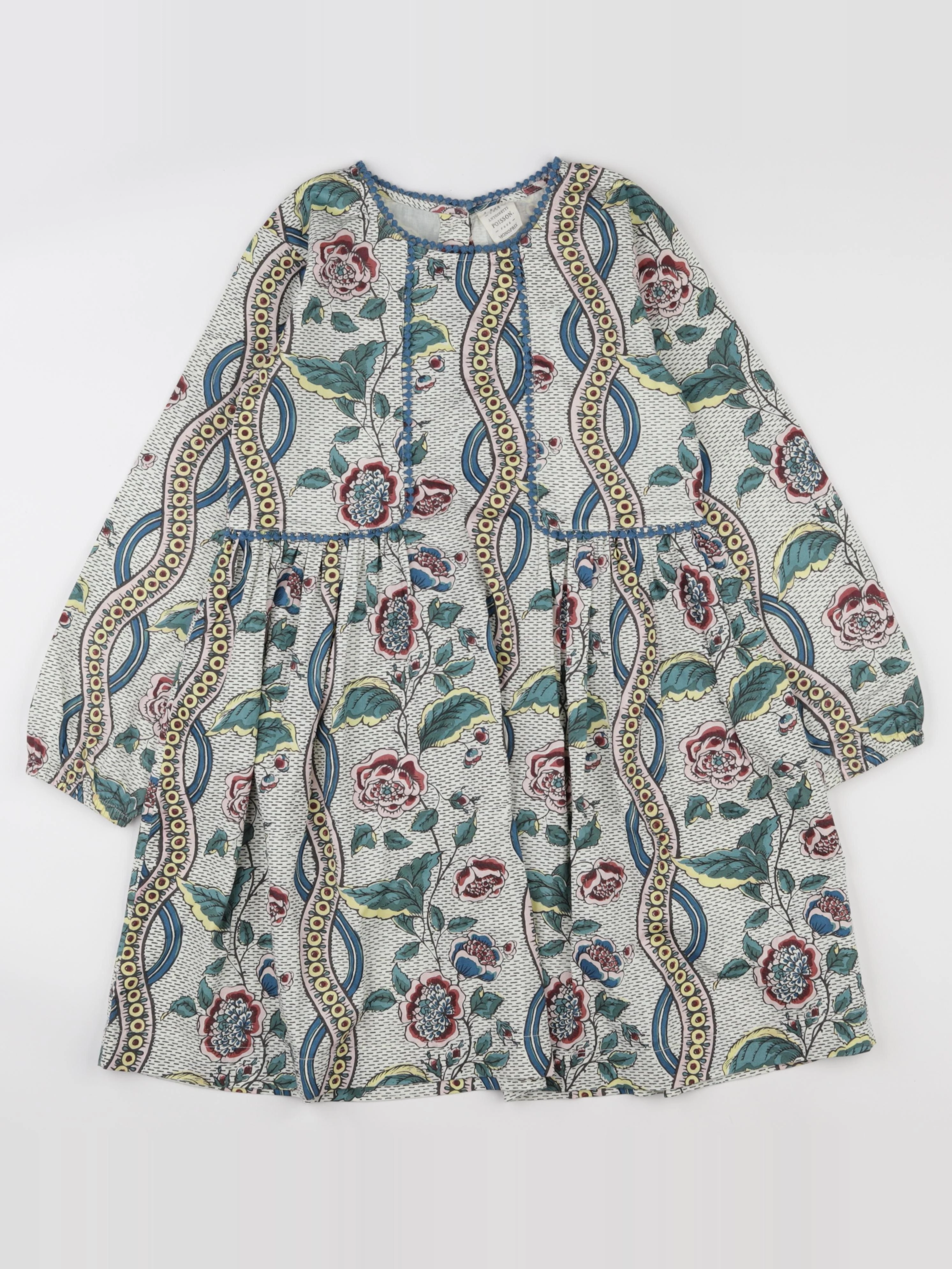 Monoprix X Antoinette Poisson - robe multicolore - 8/10 ans