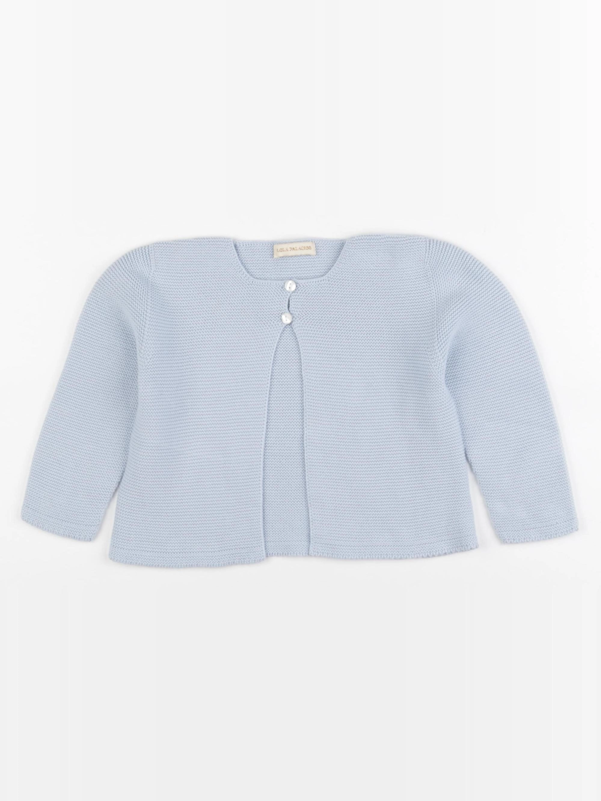 Lola Palacios - gilet bleu - 3 ans