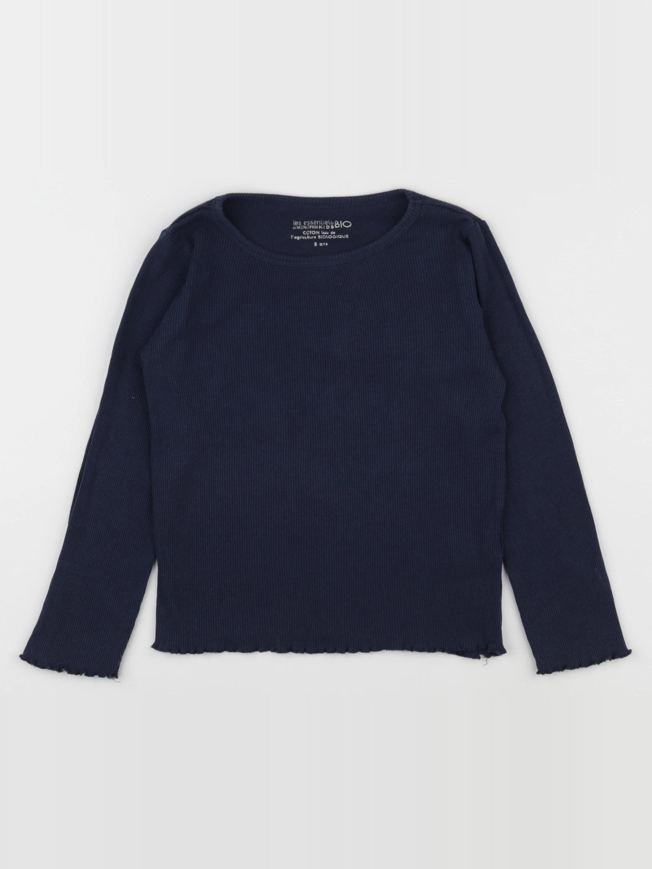 Monoprix - tee-shirt bleu - 8 ans