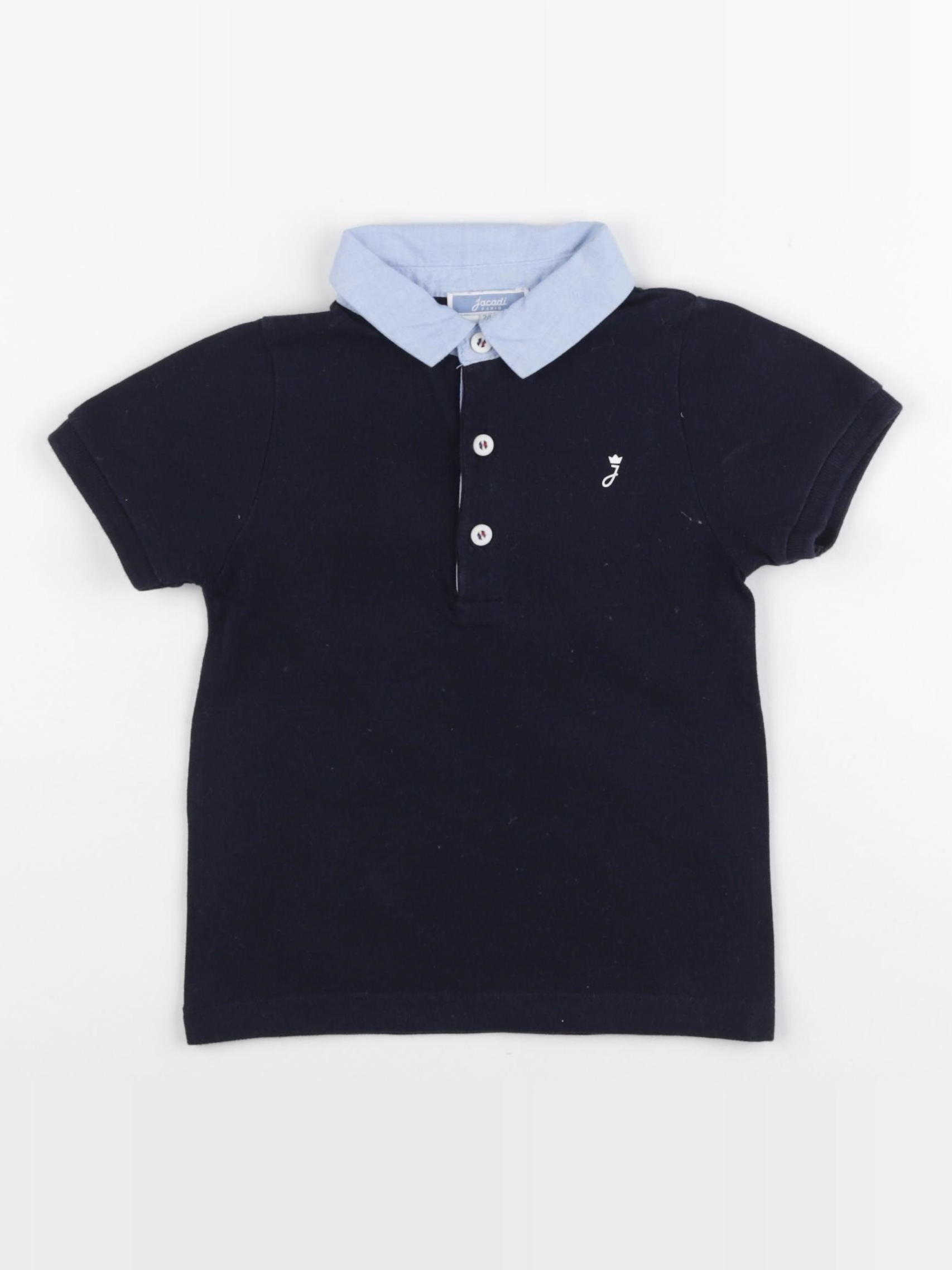 Jacadi - polo bleu - 24 mois