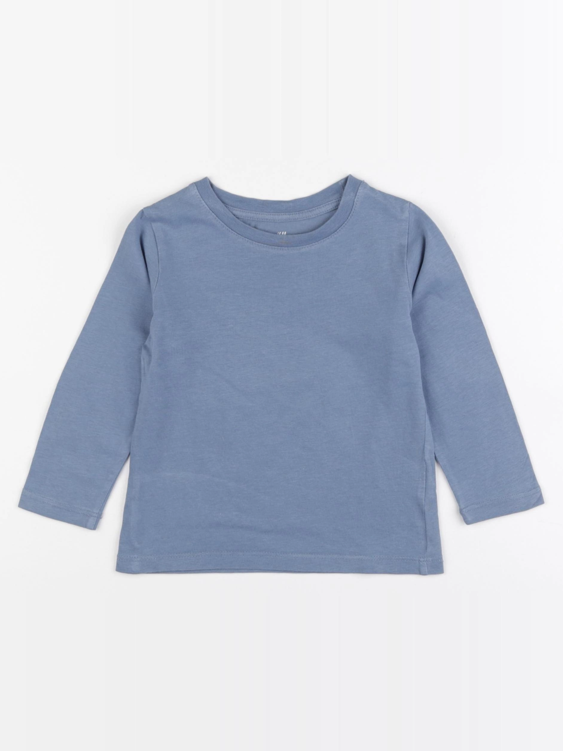 H&M - tee-shirt bleu - 18/24 mois