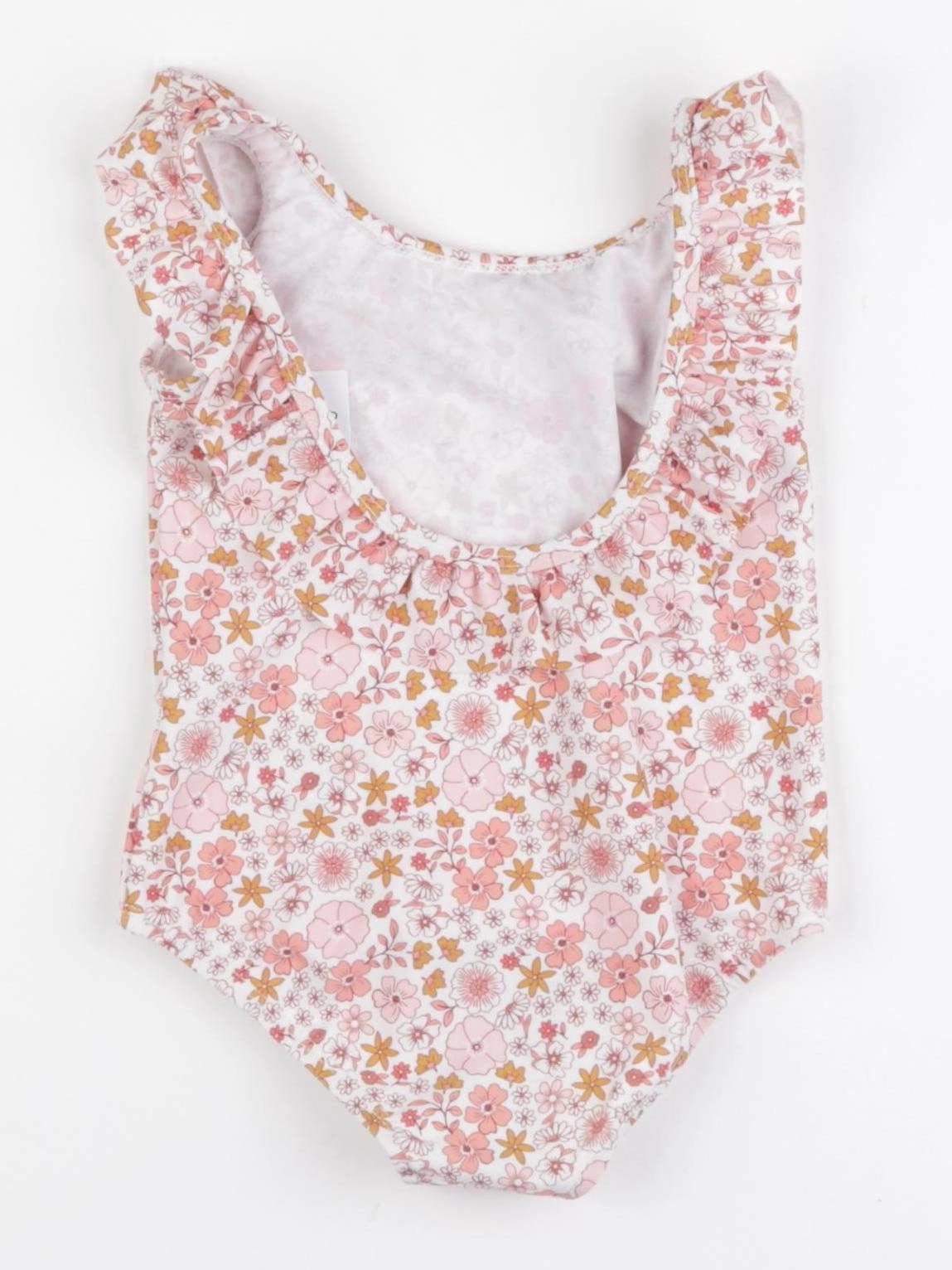 Vertbaudet - maillot de bain rose, orange - 24 mois