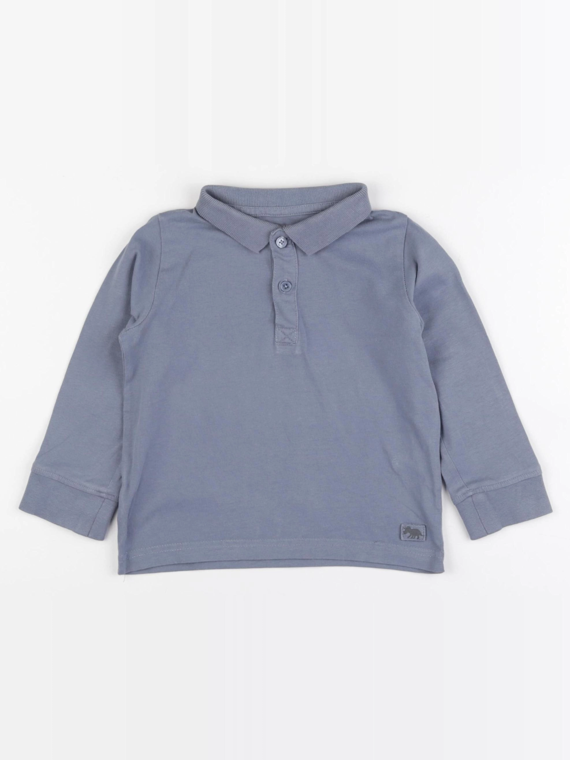 Vertbaudet - polo bleu - 3 ans