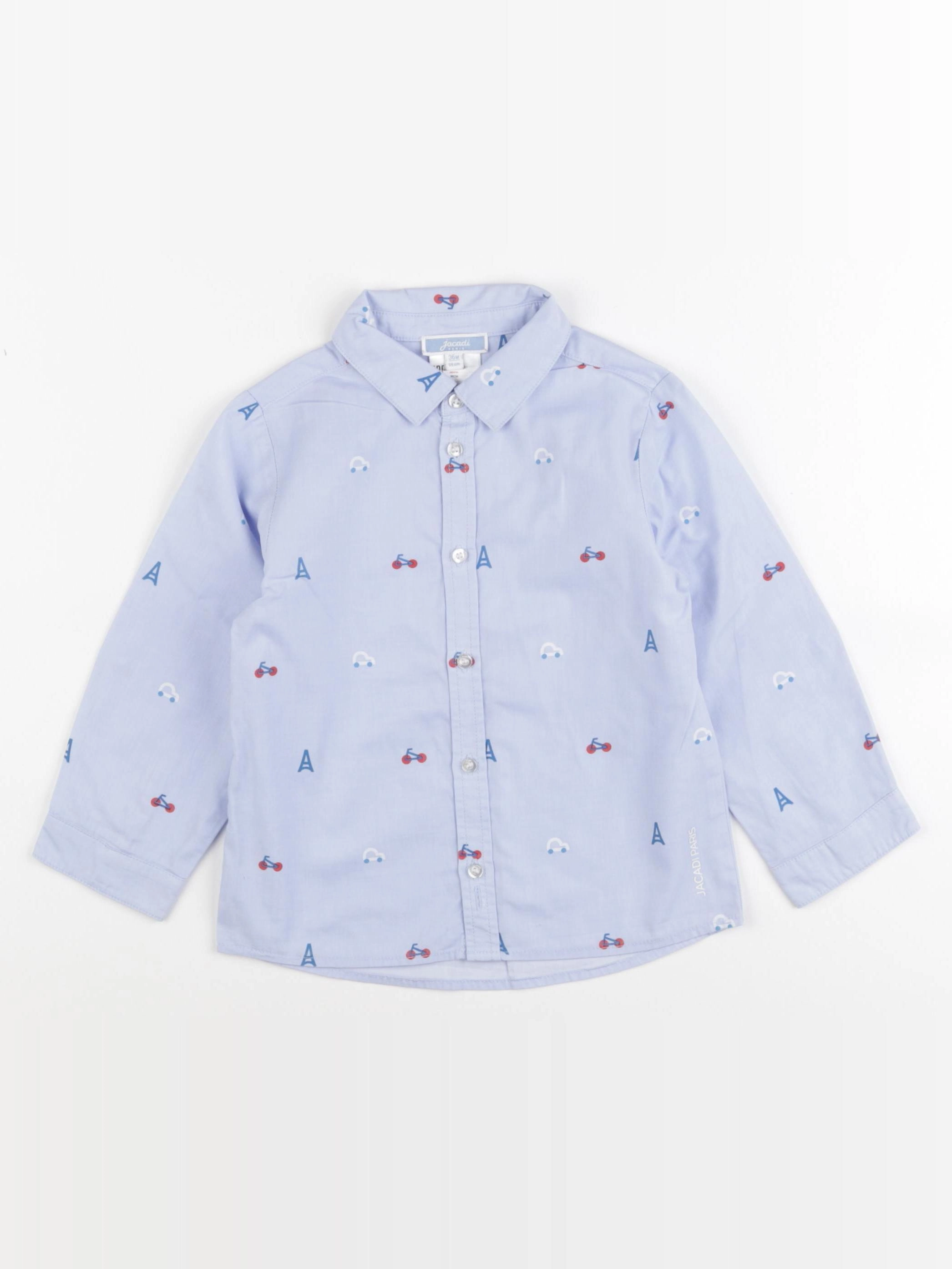 Jacadi - chemise bleu - 36 mois