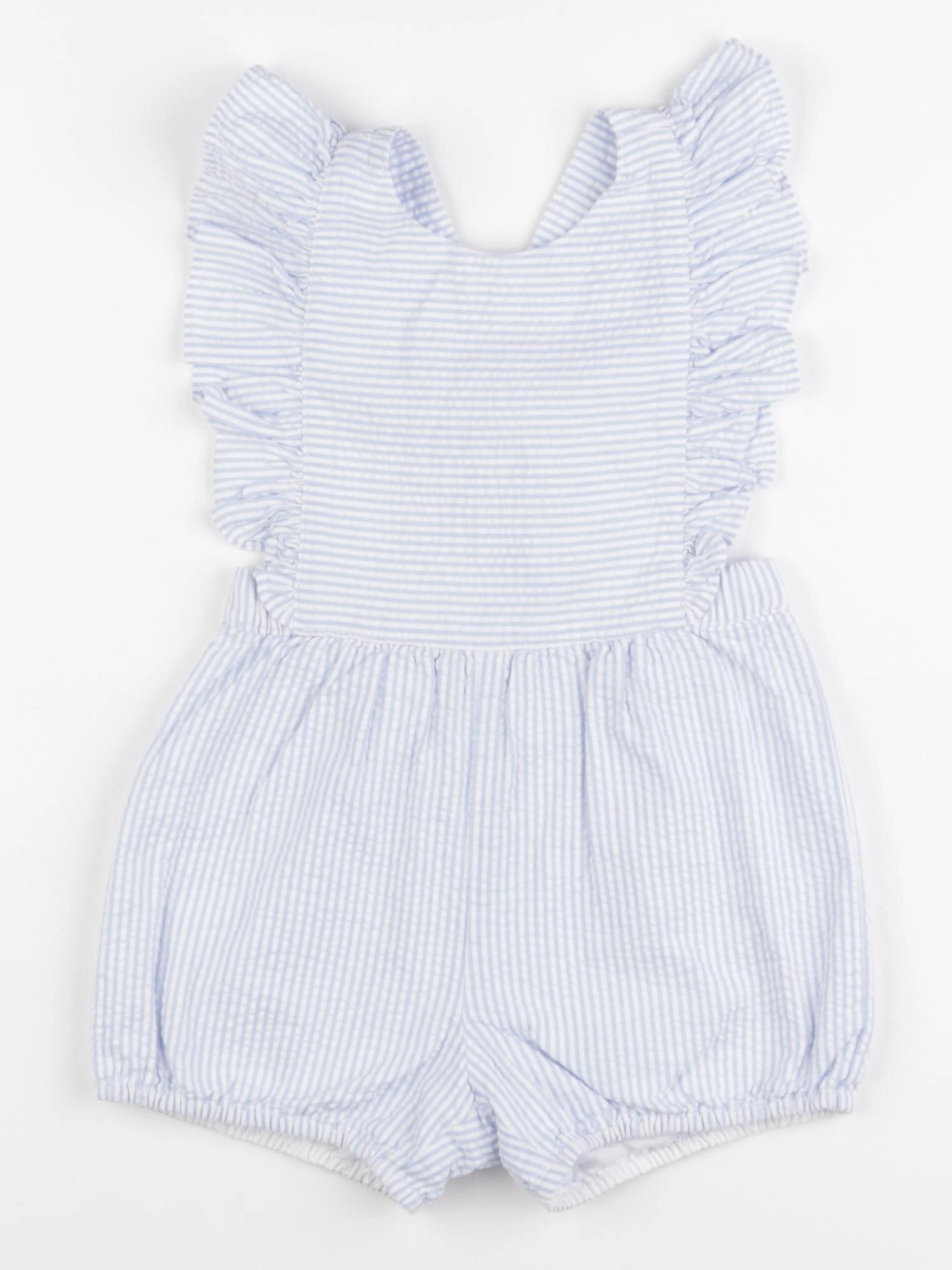 Jacadi - combinaison blanc, bleu - 24 mois