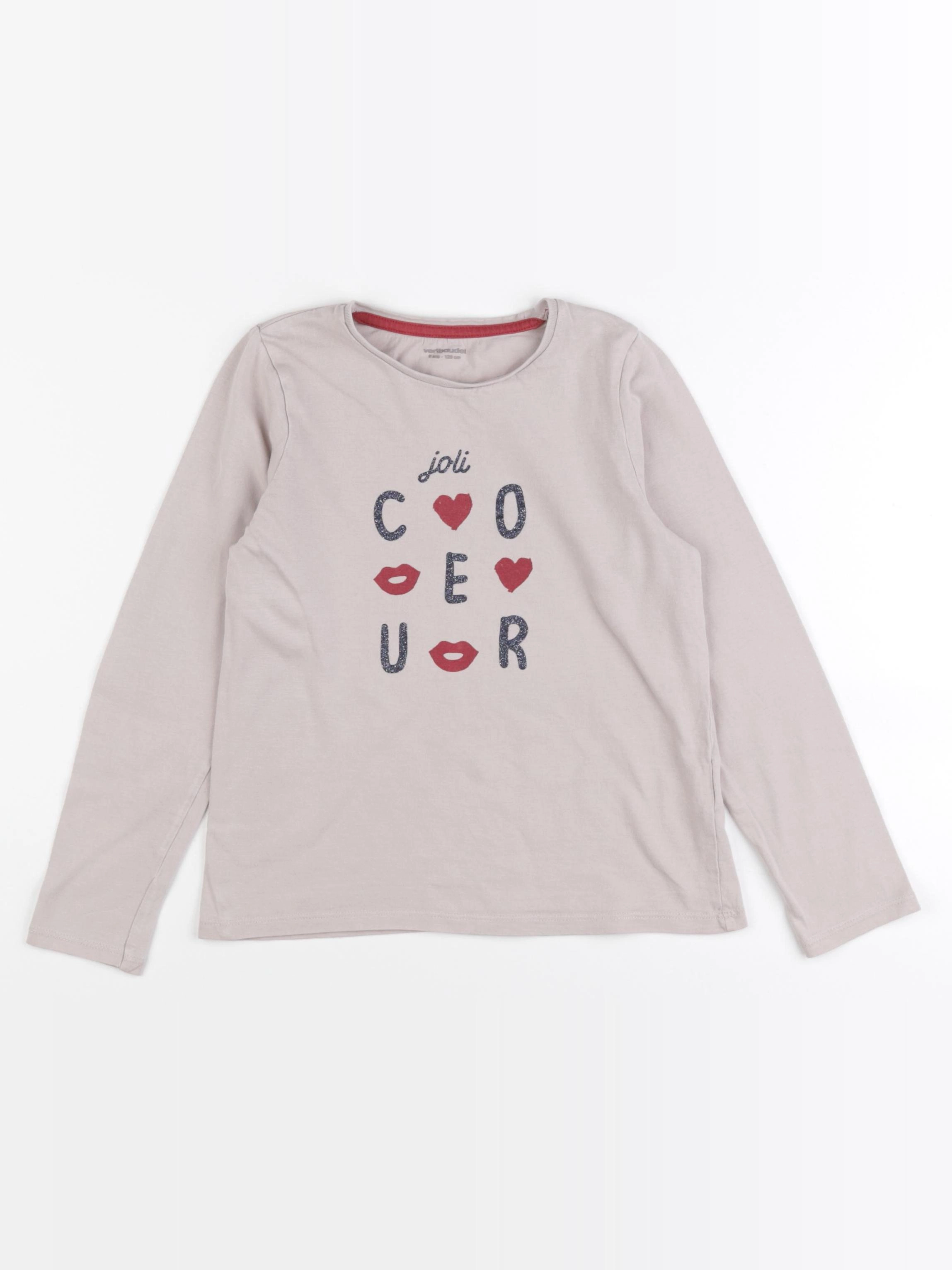 Vertbaudet - tee-shirt rose - 8 ans