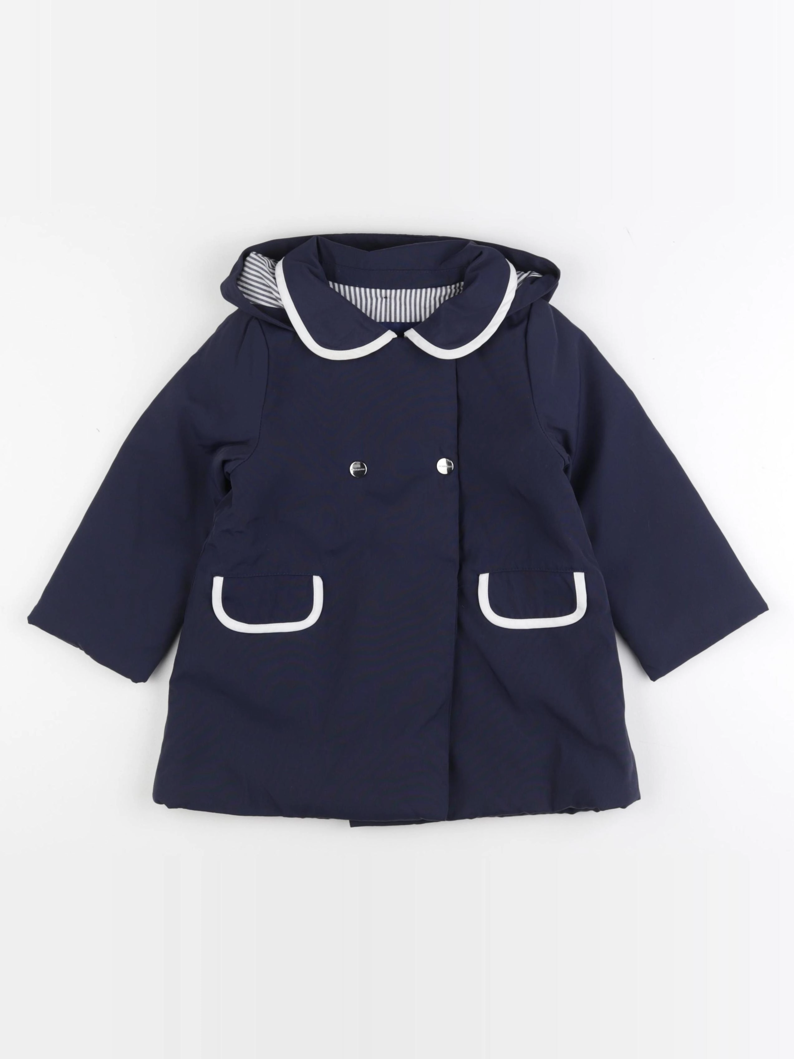 Jacadi - manteau bleu - 36 mois