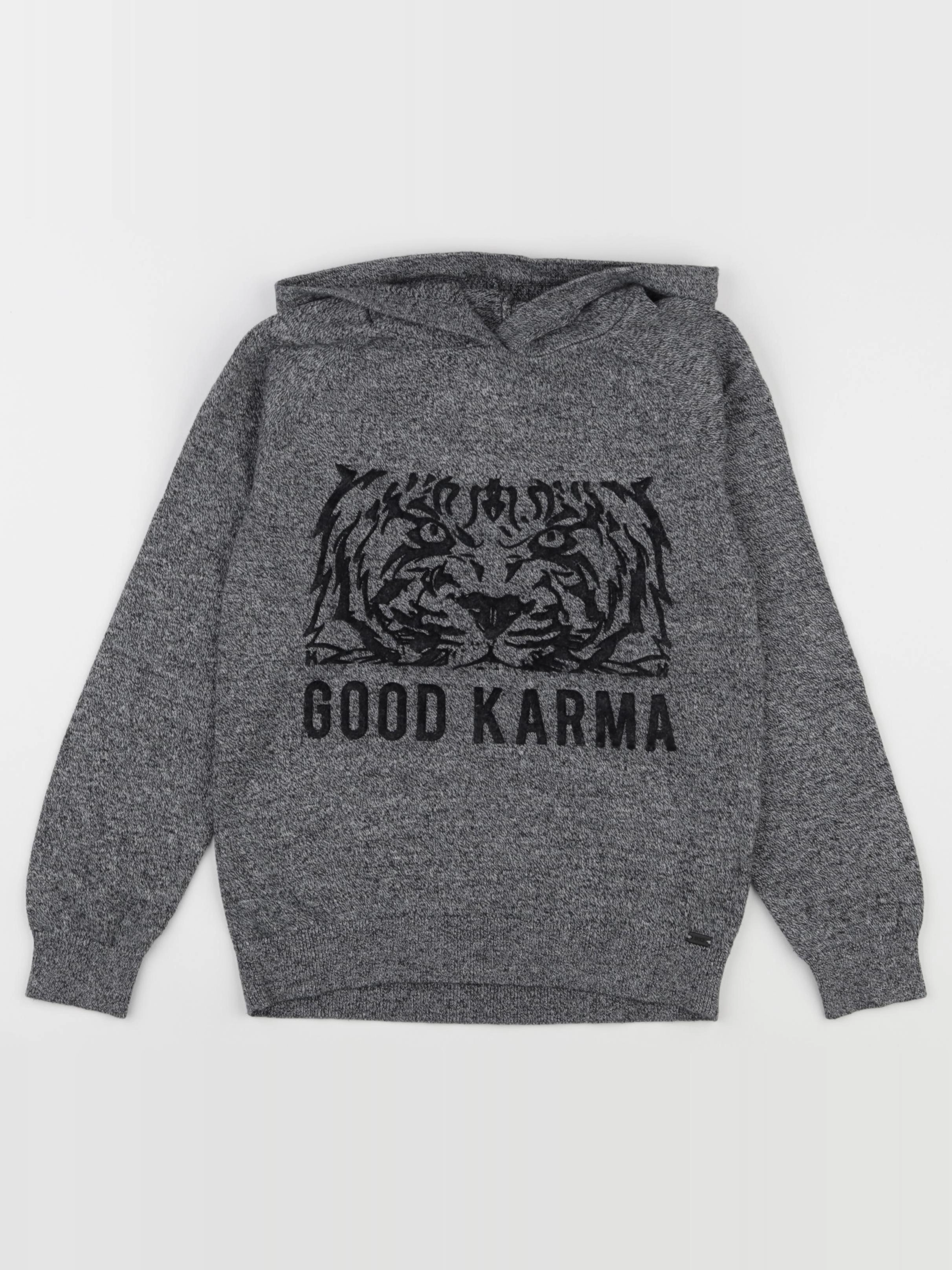 IKKS - pull gris - 8 ans