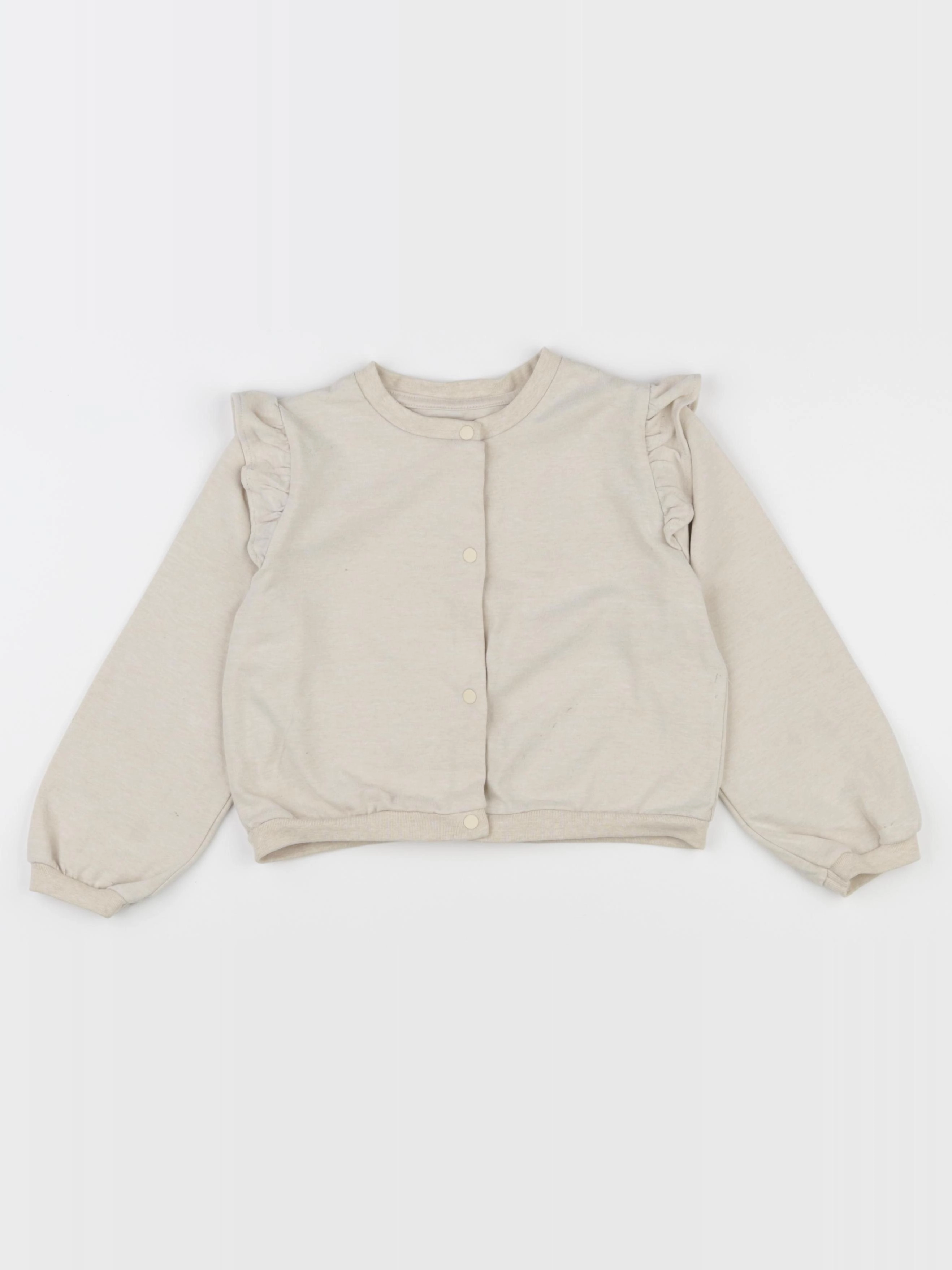 Vertbaudet - sweat beige - 5 ans