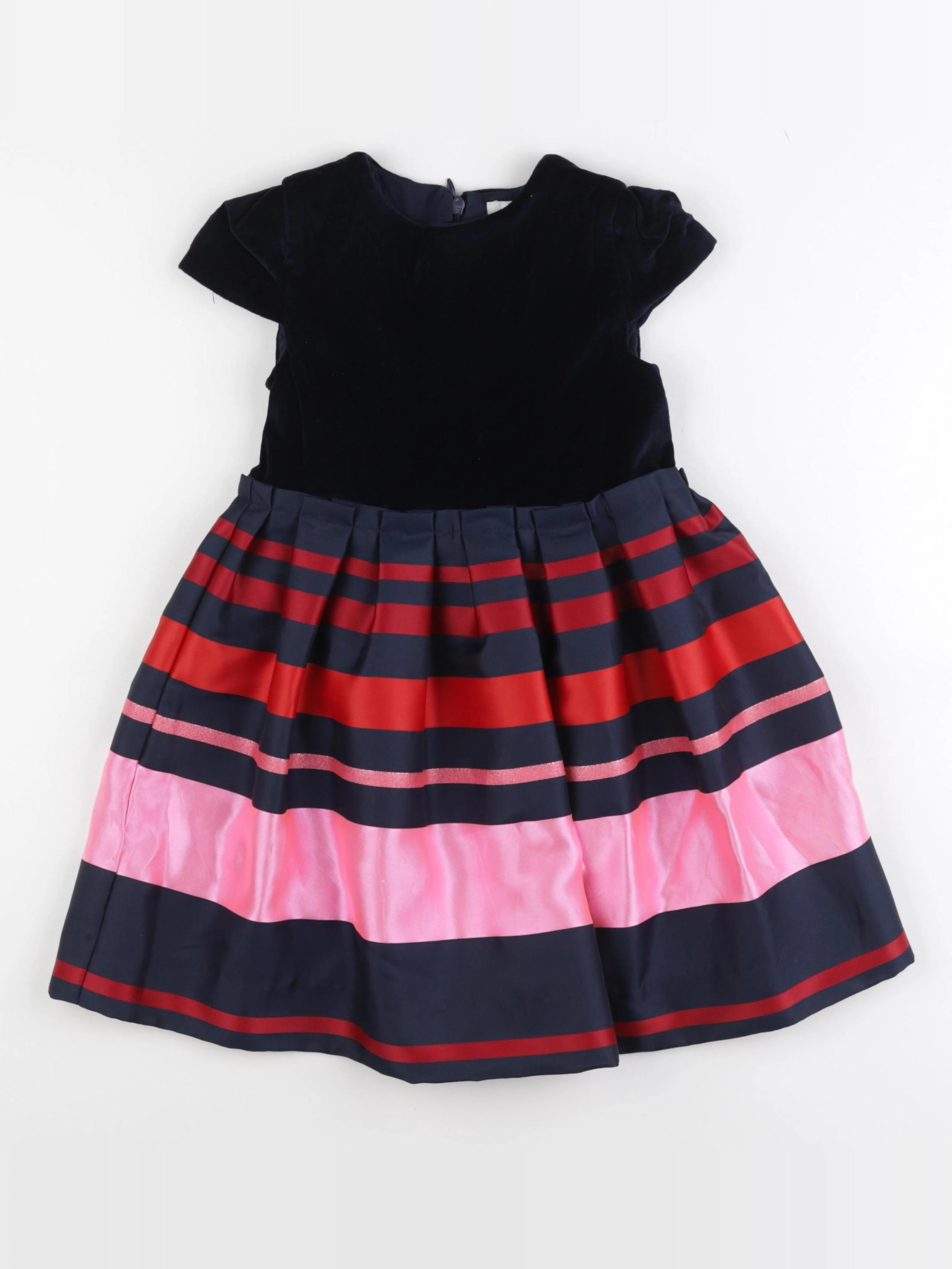 Jacadi - robe bleu, rose - 4 ans