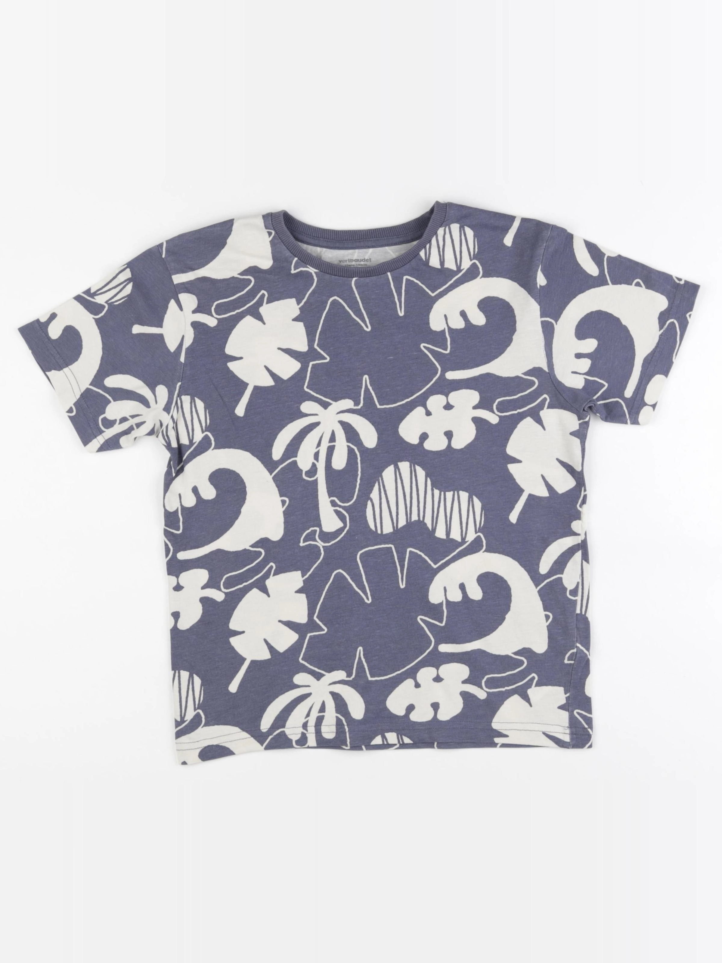 Vertbaudet - tee-shirt gris - 10 ans