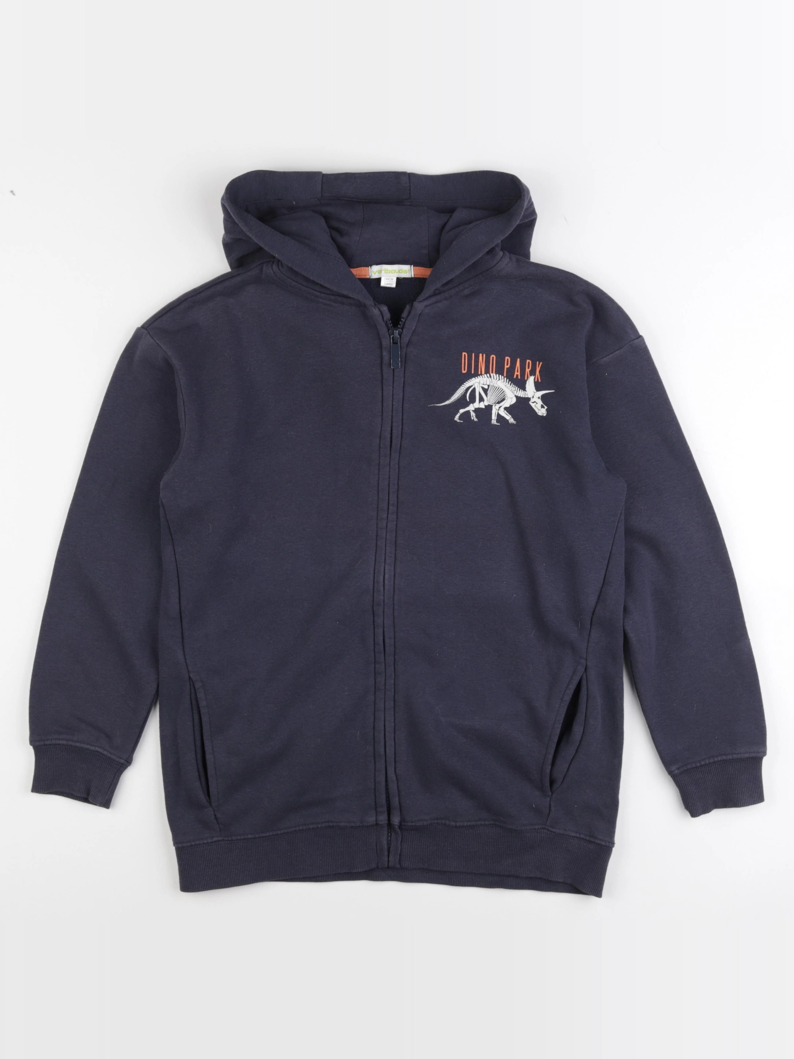 Vertbaudet - sweat bleu - 10 ans