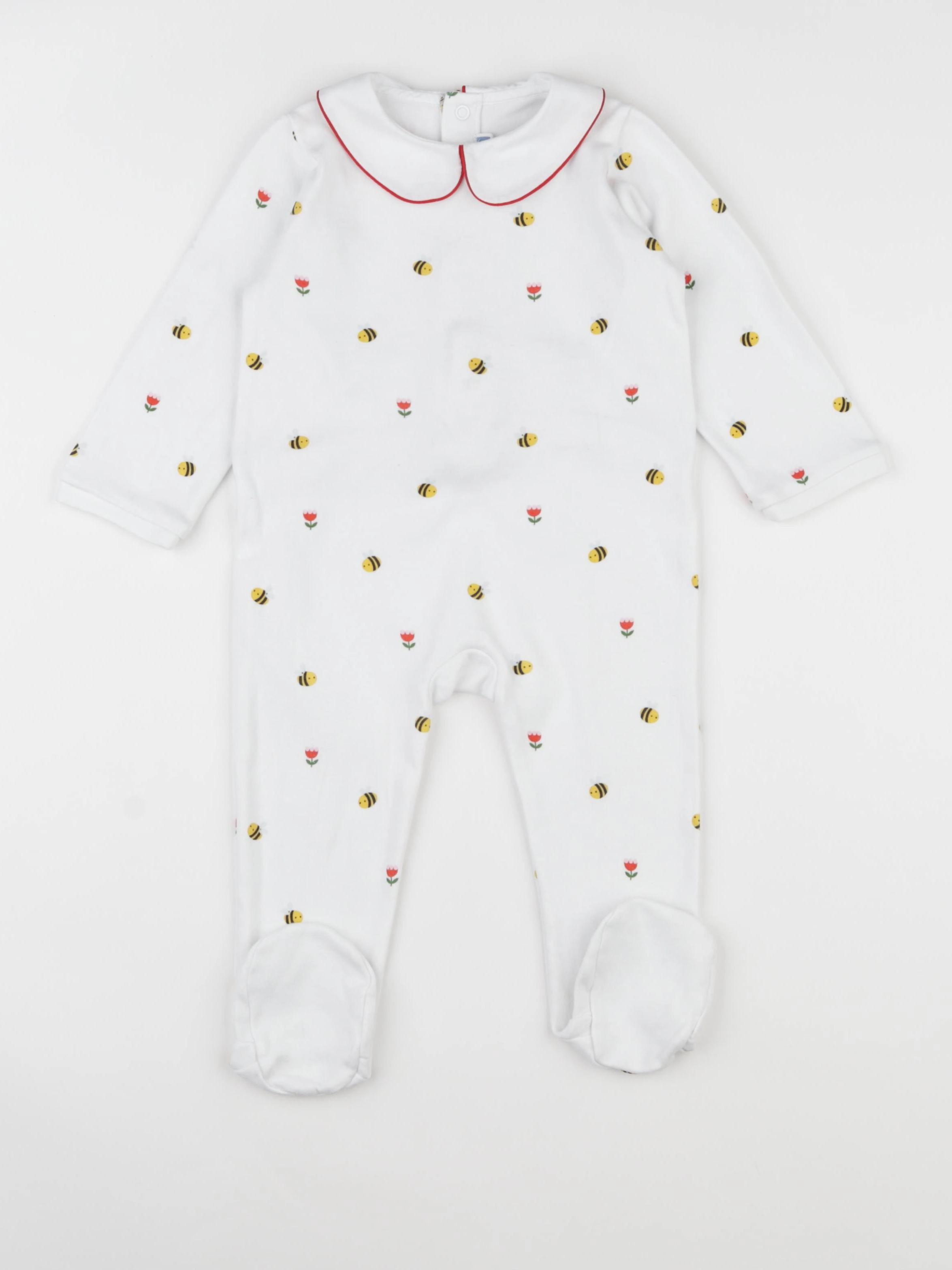 Jacadi - pyjama coton blanc - 18 mois