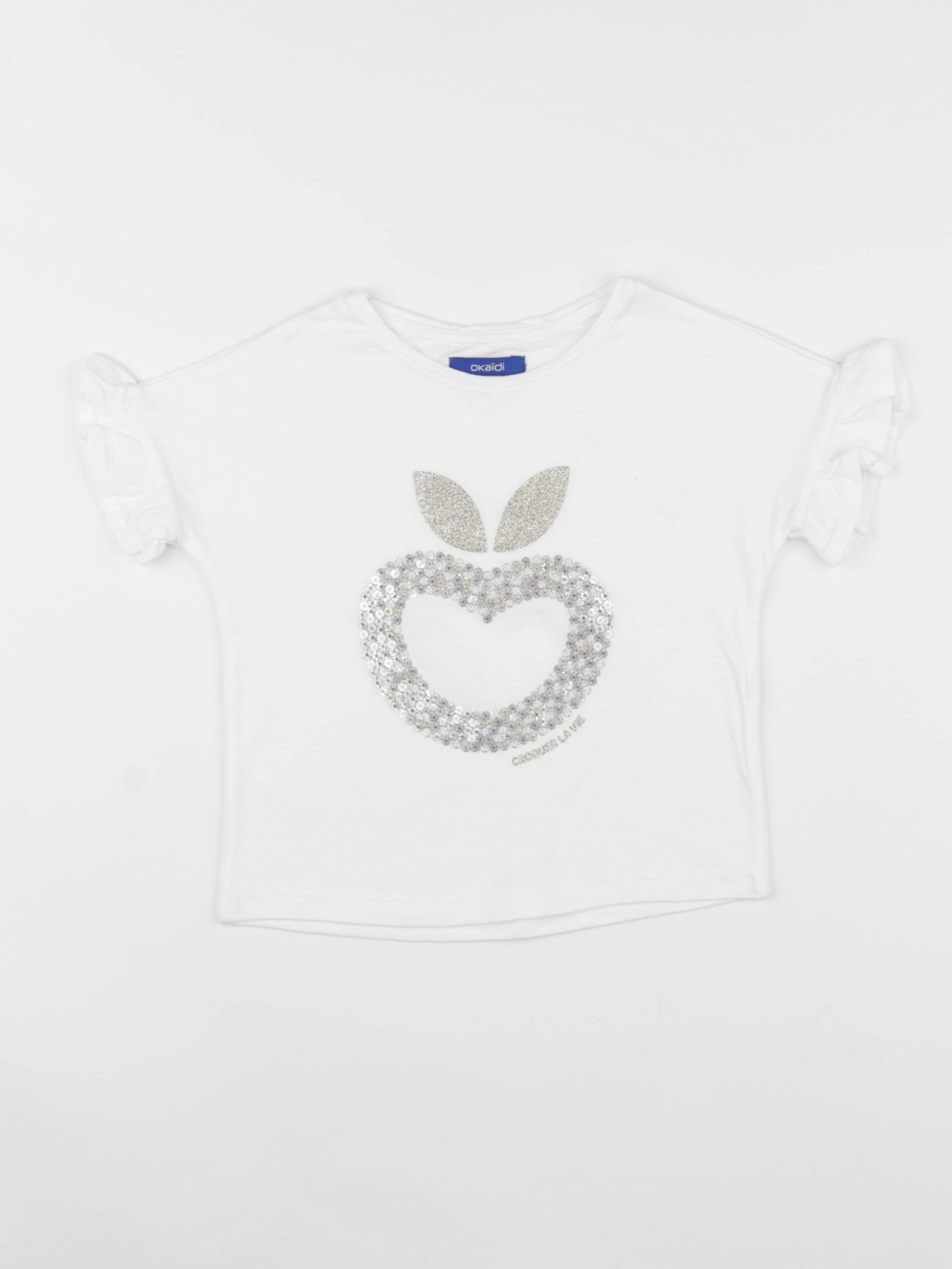 Okaidi - tee-shirt blanc - 3 ans