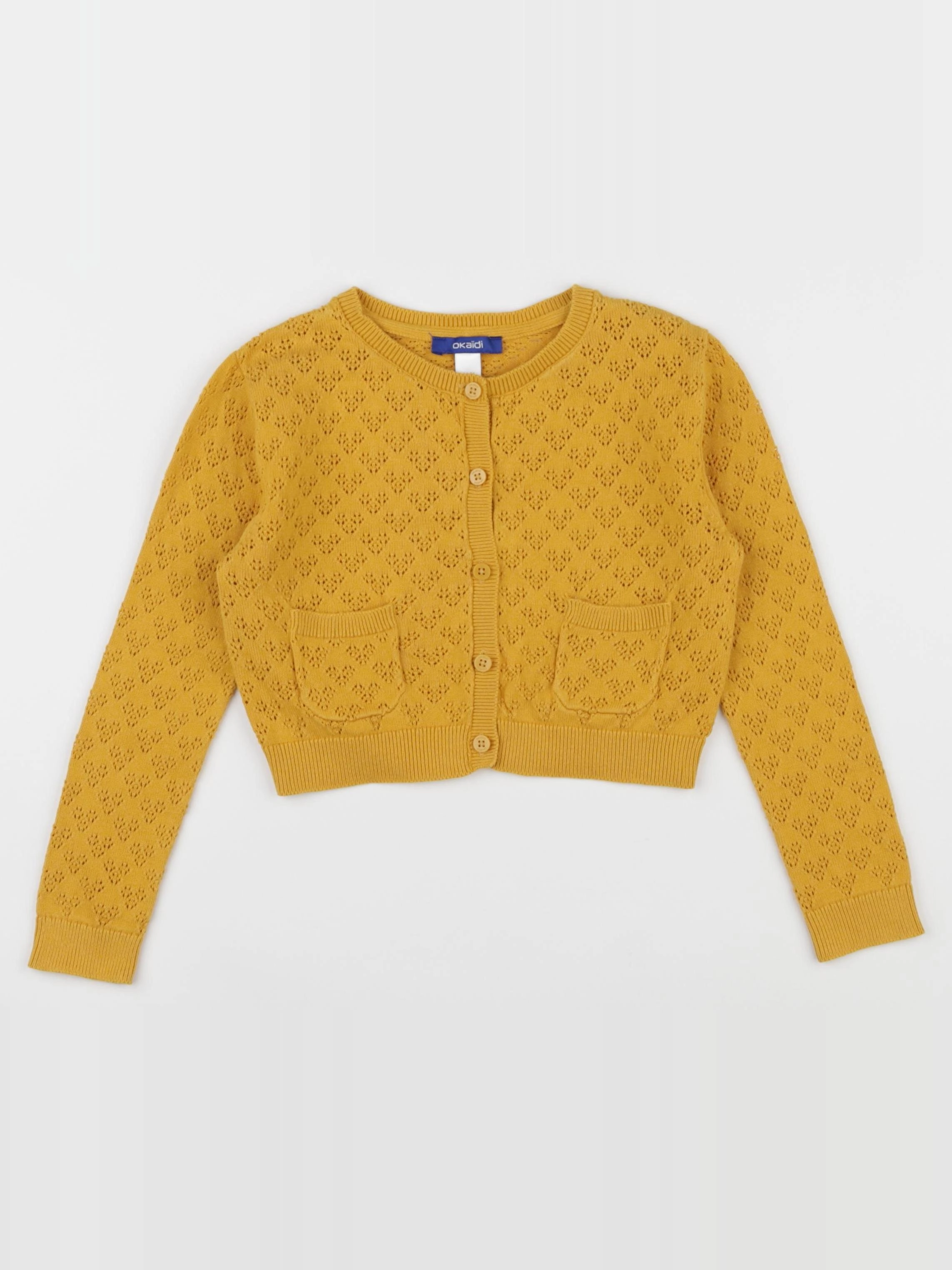 Okaidi - gilet jaune - 4 ans