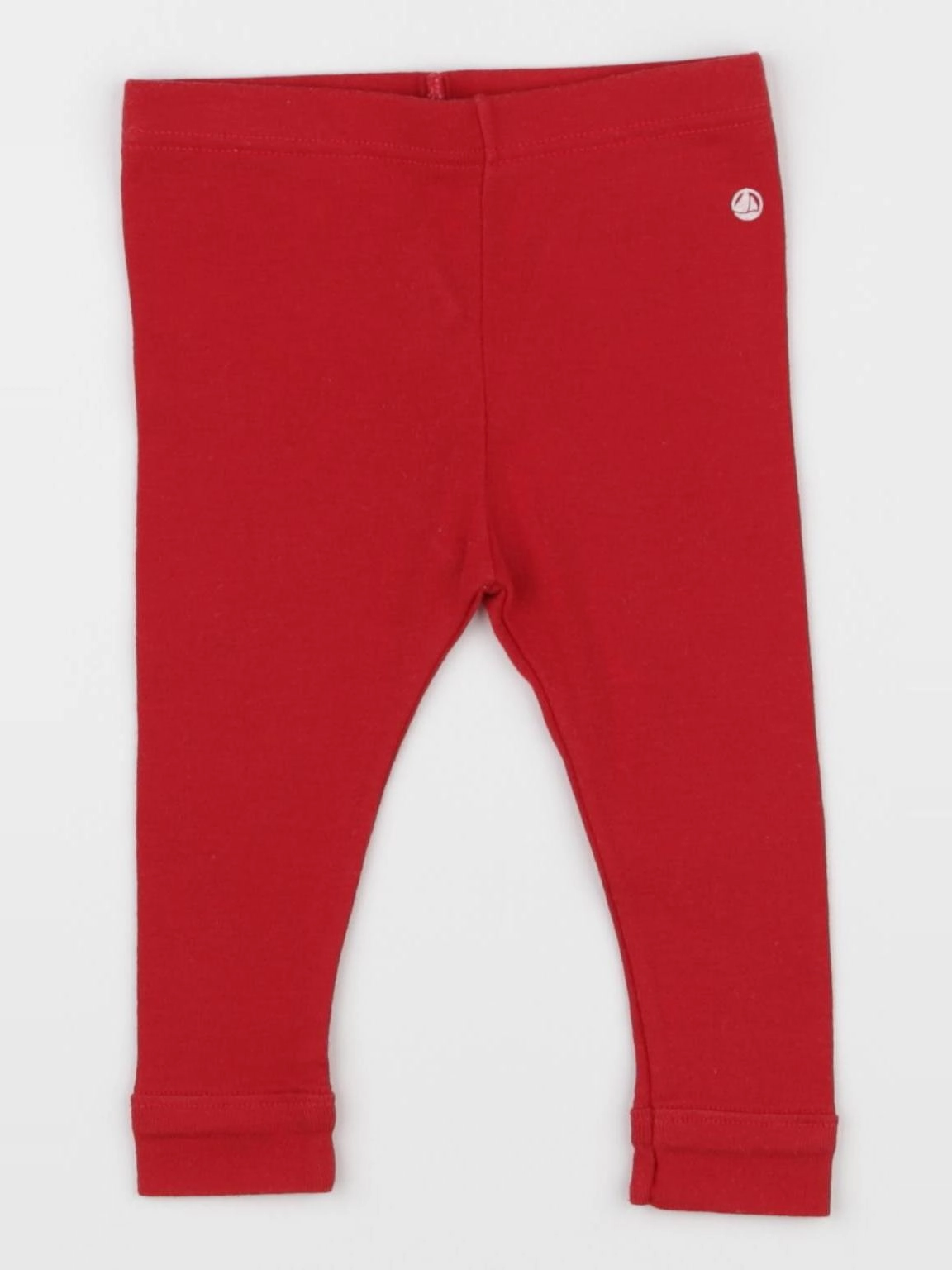 Petit Bateau - legging rouge - 6 mois