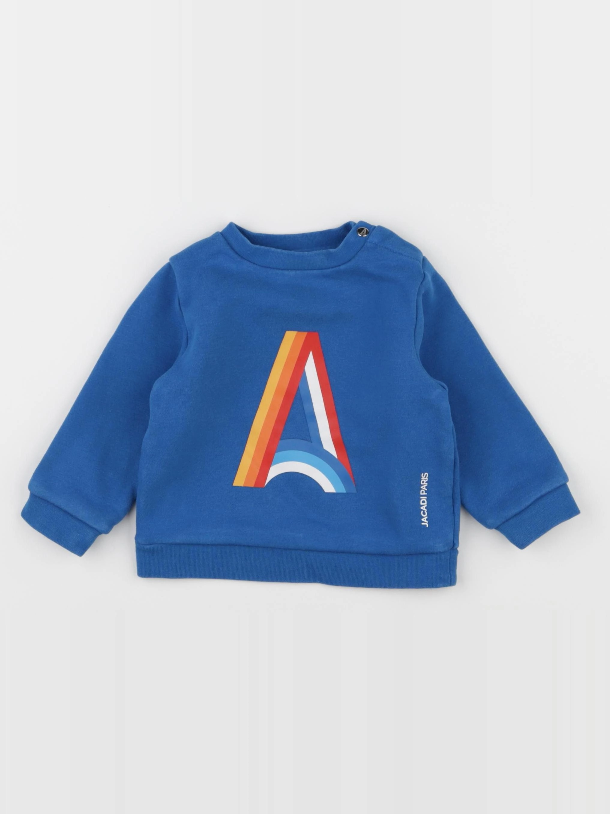 Jacadi - sweat bleu - 12 mois
