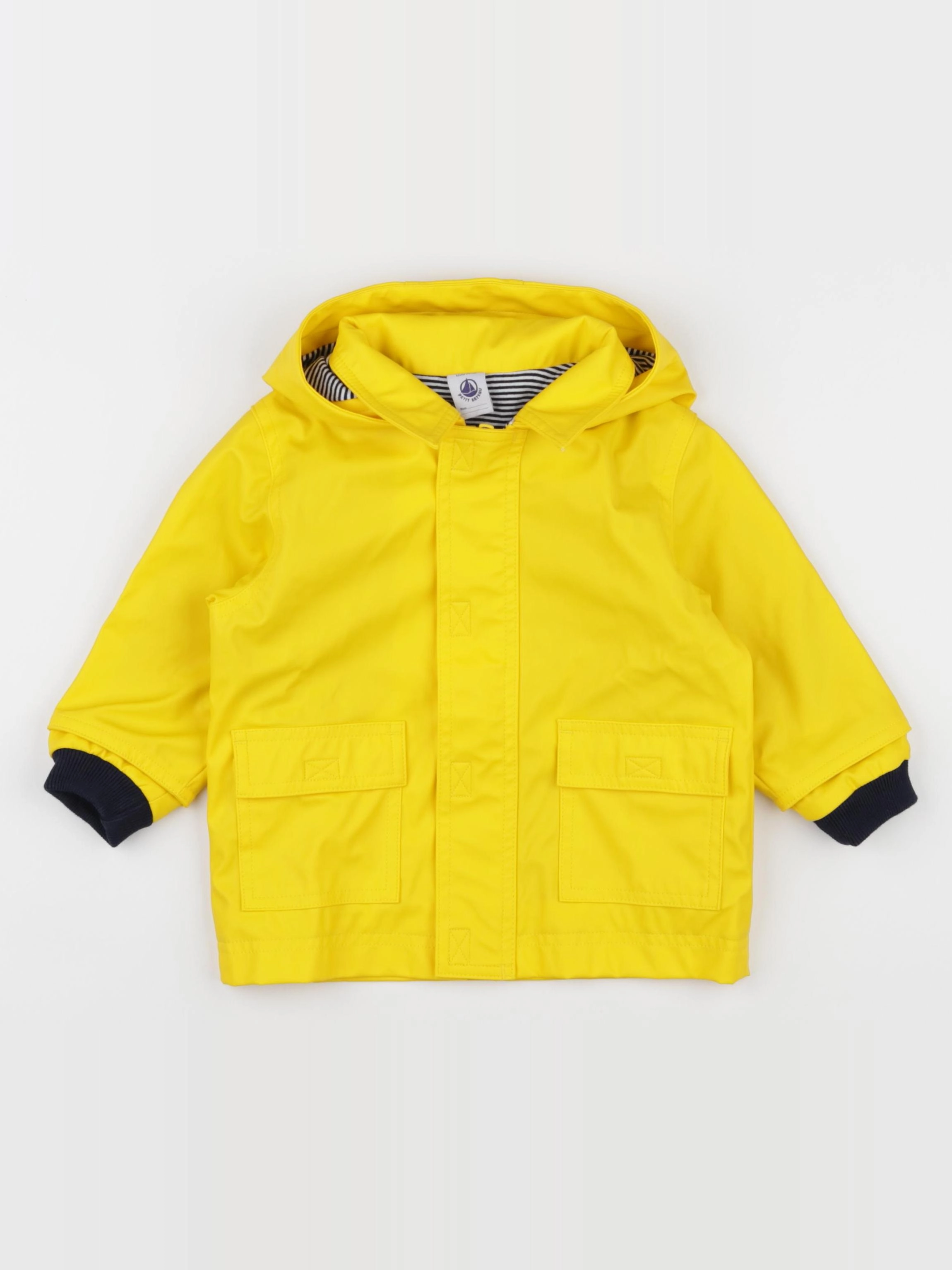 Petit Bateau - imperméable jaune - 12 mois